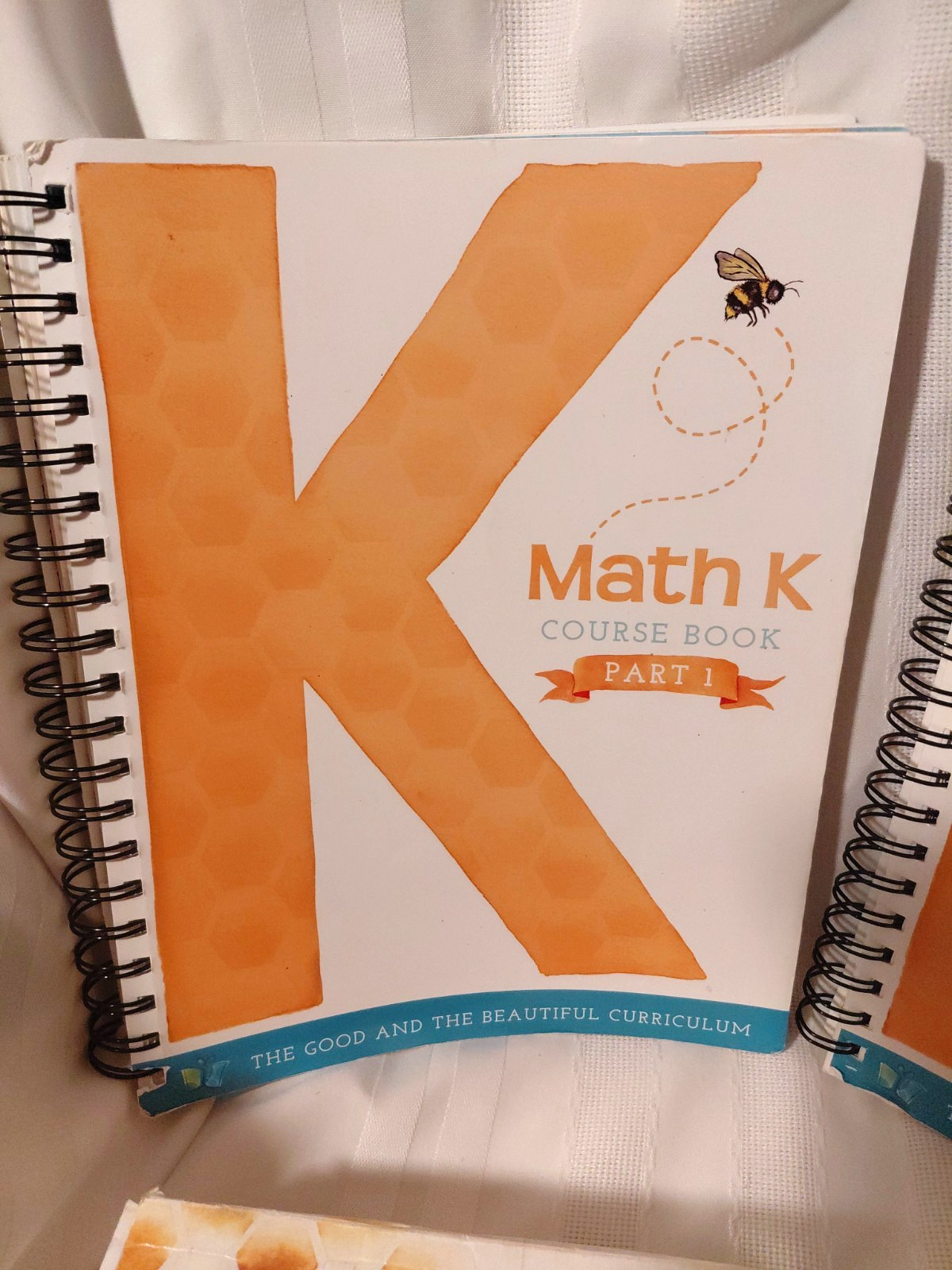 The Good and the Beautiful Math K Course Books Part 1 & 2 + Manipulatives *READ