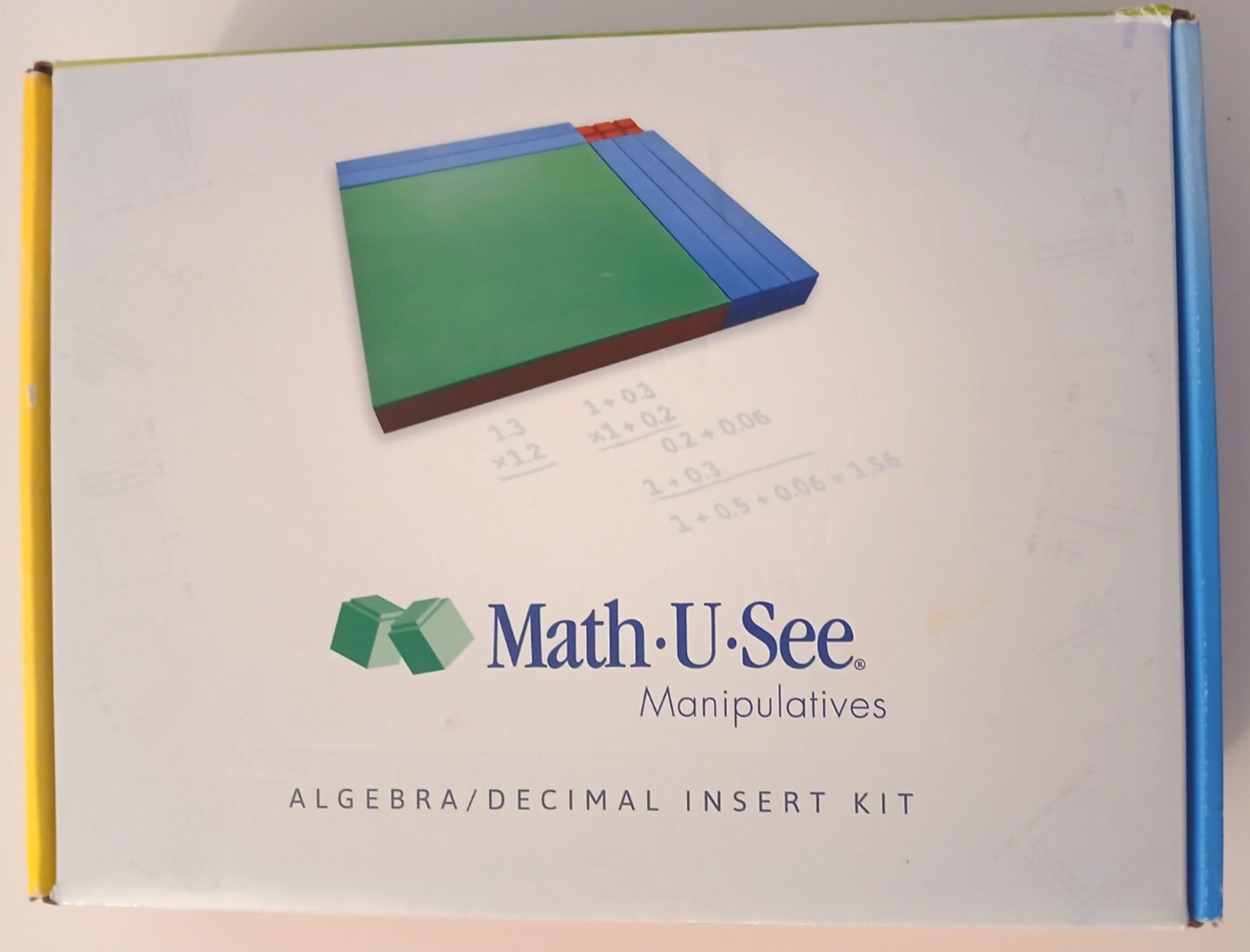 Math U See Manipulatives Blocks Algebra Decimal Inserts Kit Homeschool kit