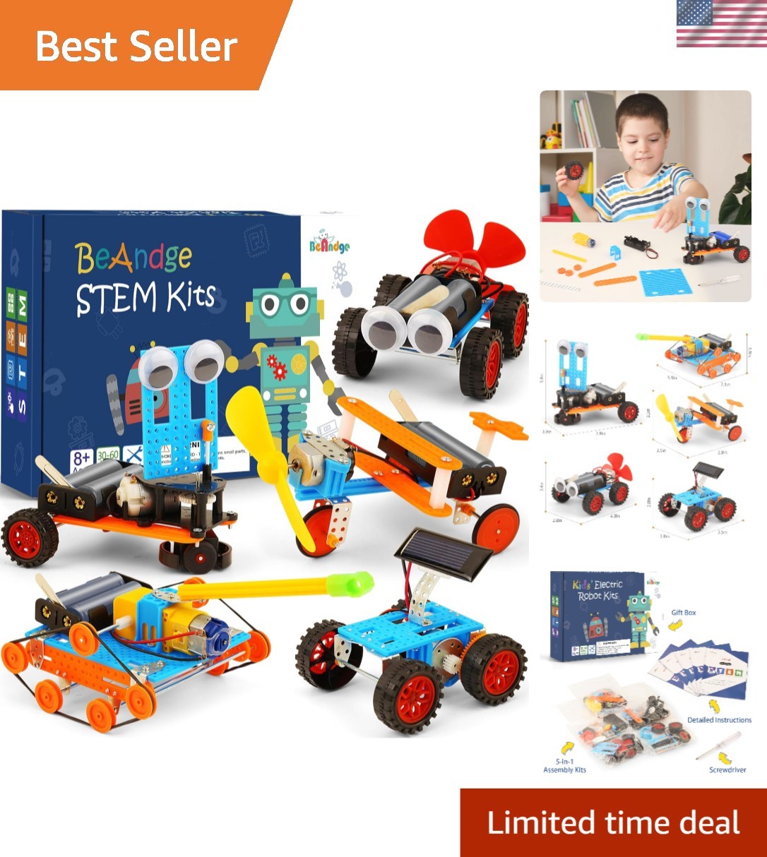 STEM Kits for Kids Craft 8-12, STEM Toy 6 7 8 9 Old Boy Birthday Gift | Scie…