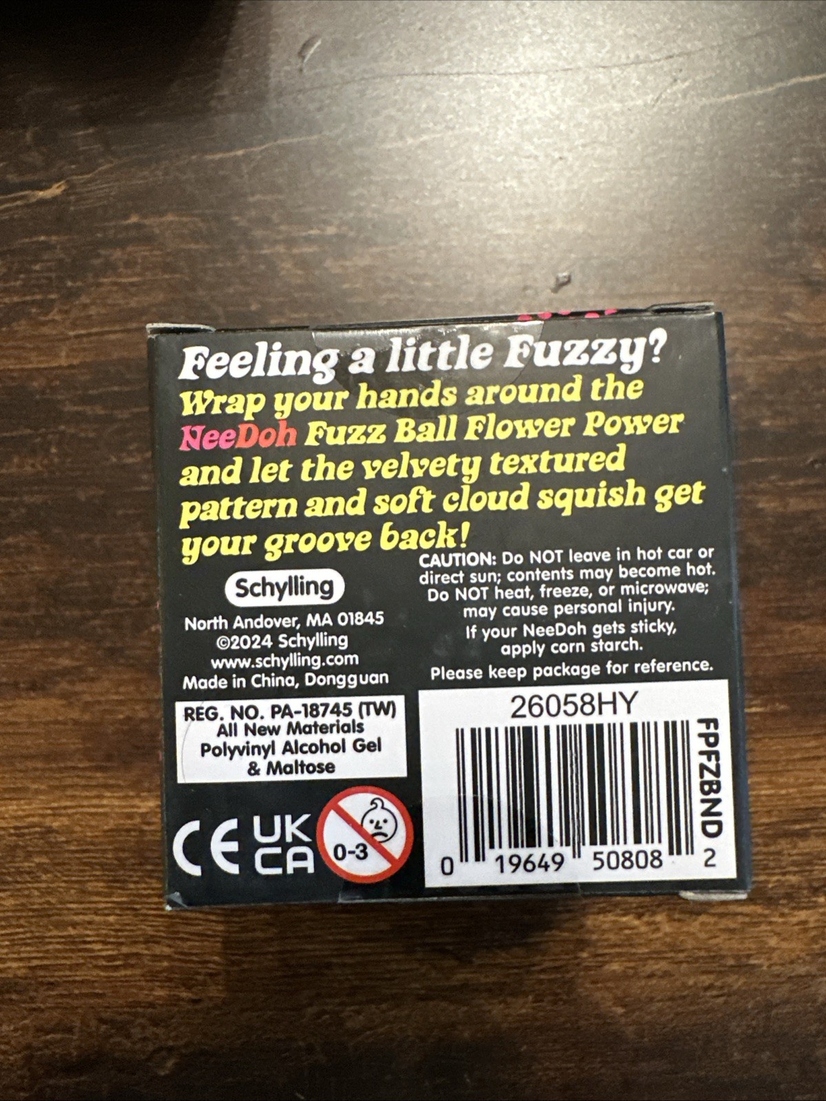 Nee Doh Fuzzball Flower Power In Pink The Velvet Squeeze Brand New