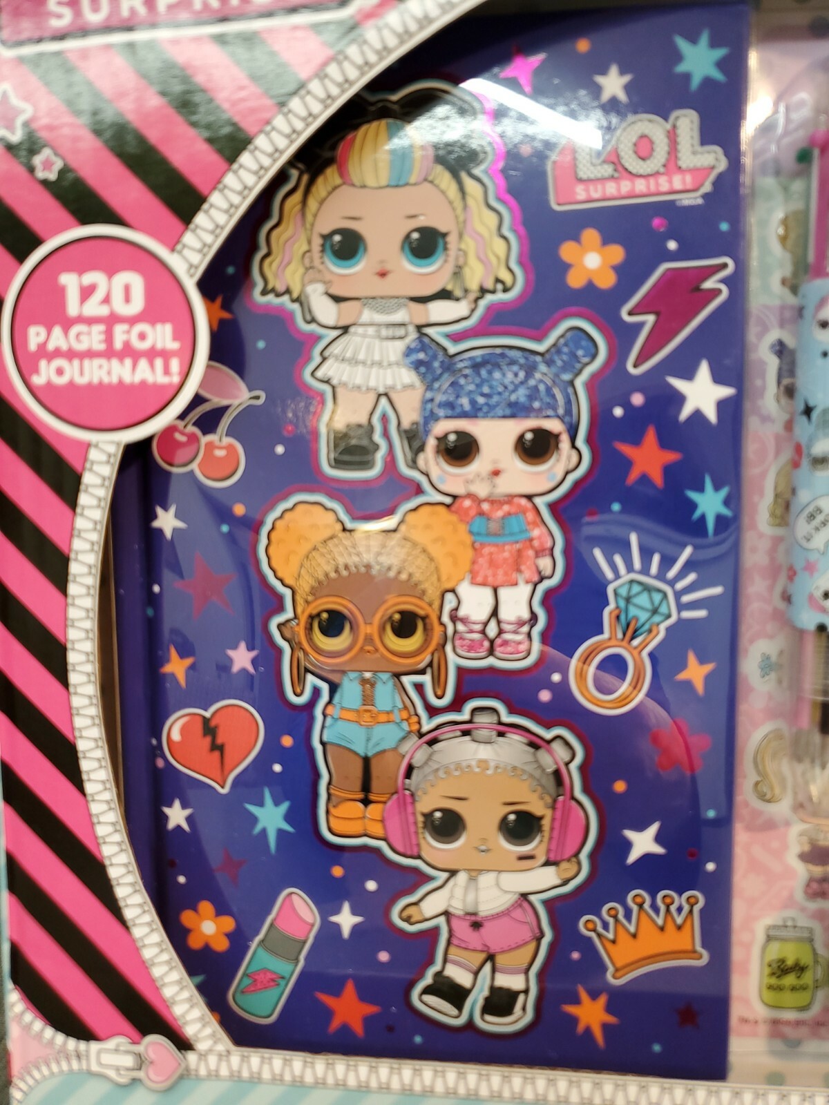 LOL Surprise Smash Journal Kit w/ Over 50 Stickers & 120 Page Foil Journal – NEW