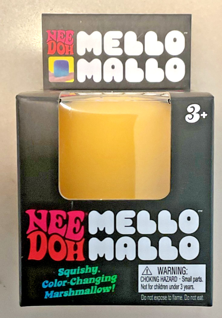 Nee Doh Mello Mallo Color Change Squishy Squeeze Sensory Toy – YELLOW