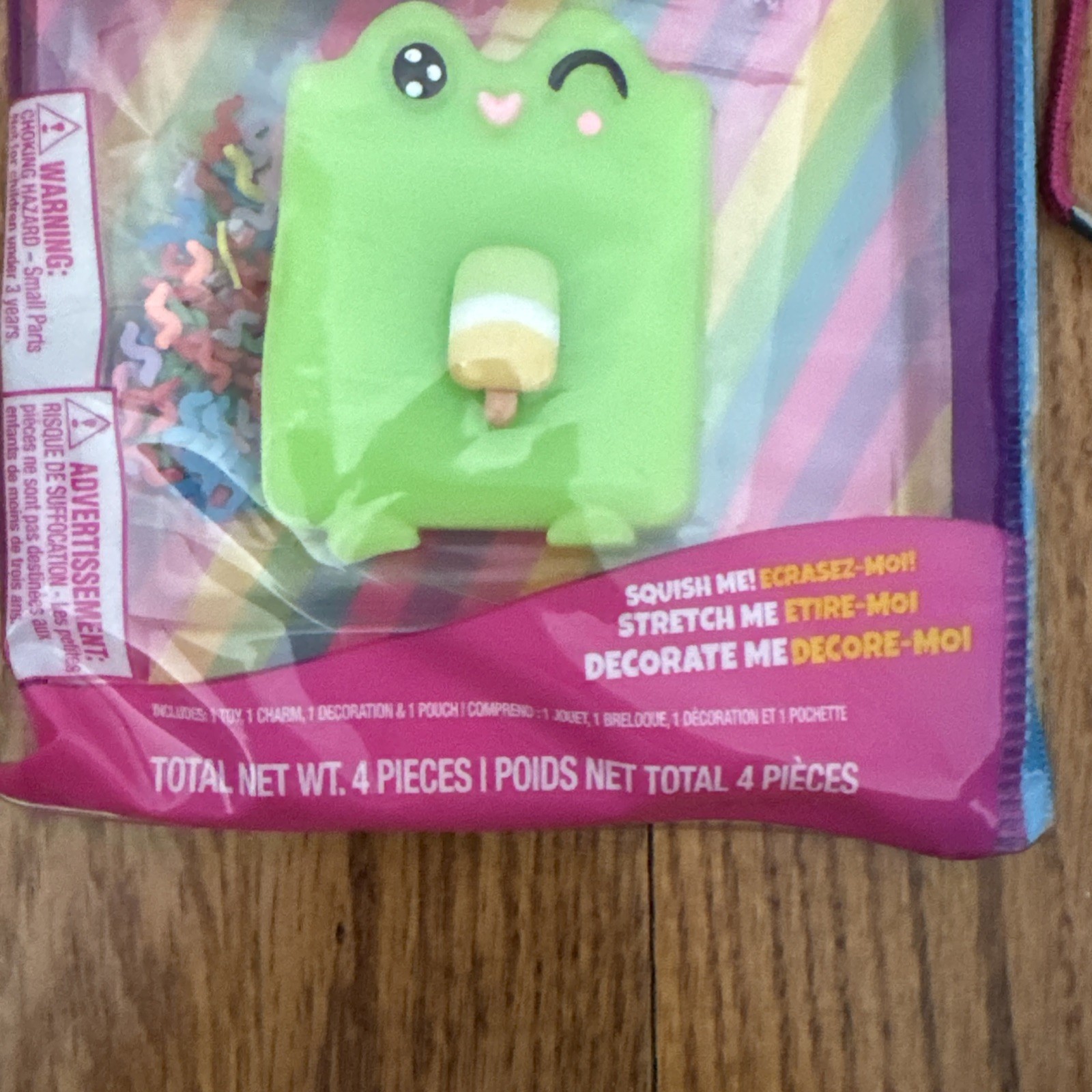 Taba Jelly Squeezeables Green Frog Squishy, Freddie Froggie Squishi Squeeze Toy