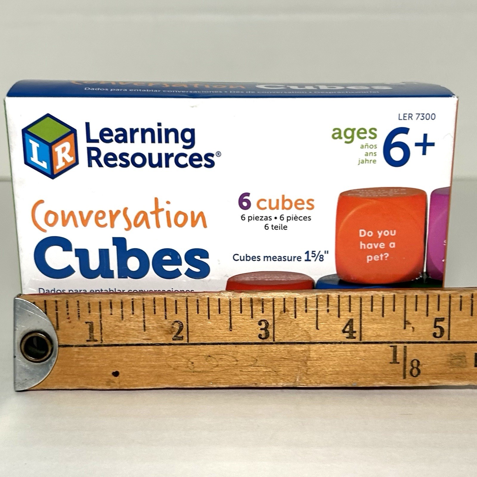 Learning Resources Conversation Cubes Social Dice Autism Therapy Ice Breaker NEW