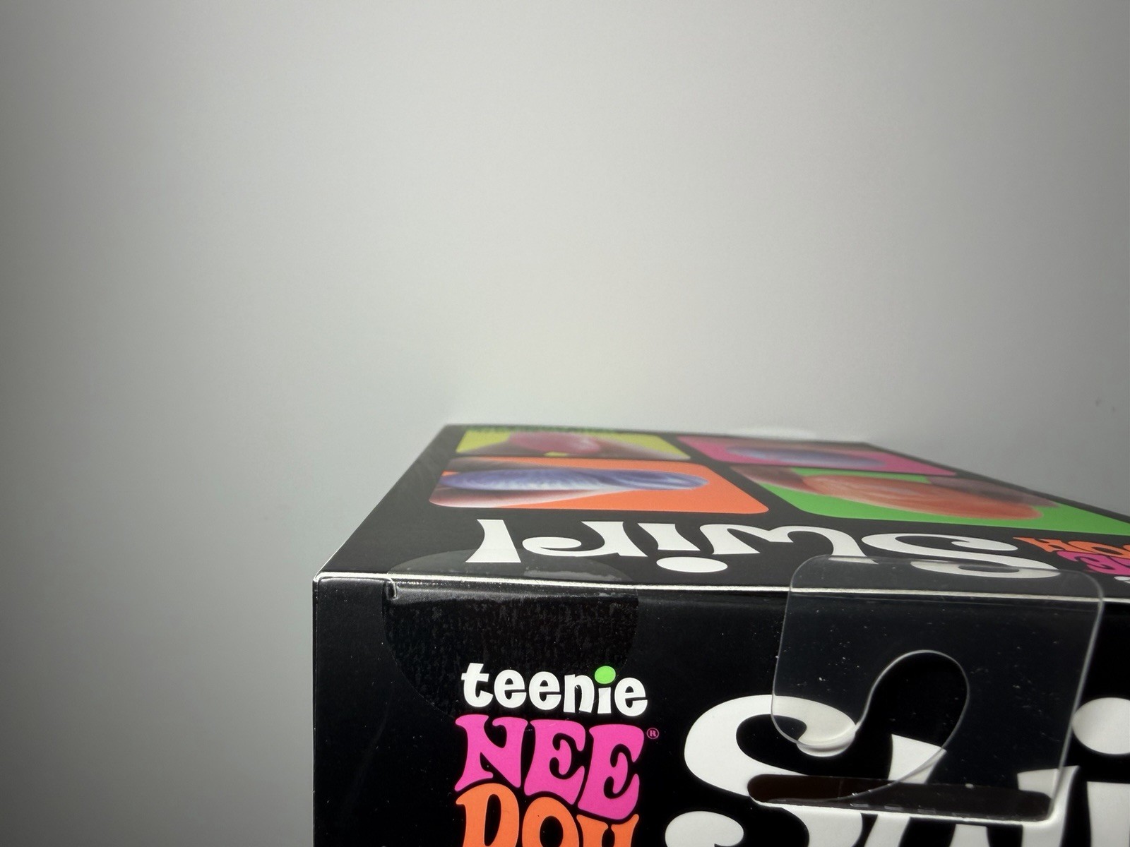 *Factory Error* – Two Peachy Squeeze – teenie NeeDoh Swirl ball, Nee Doh