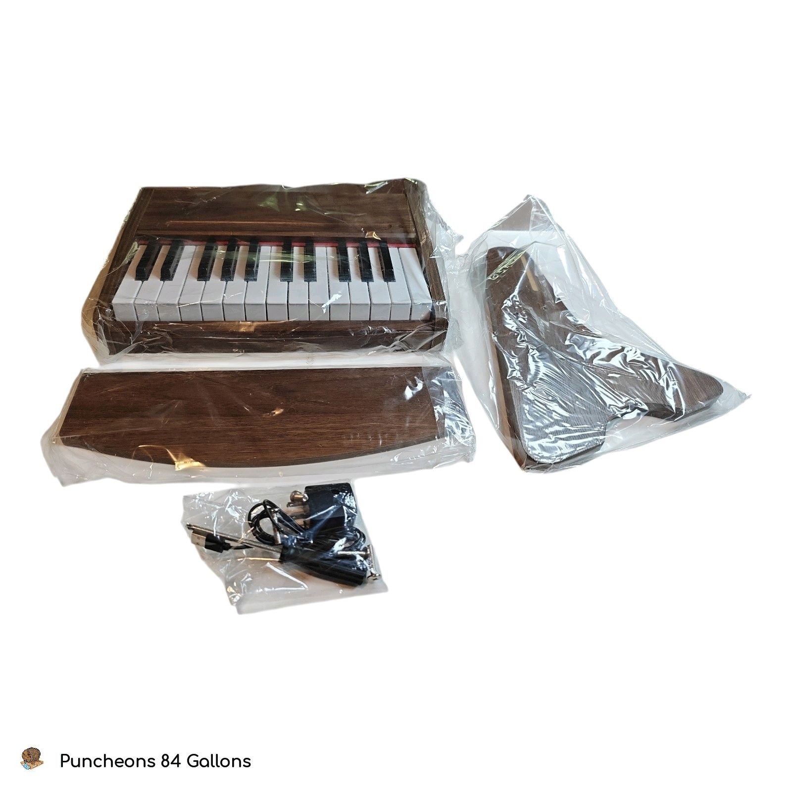 LeeQee Baby Piano Keyboard – 25 Key Mini Digital Wooden Piano for Toddlers 3+