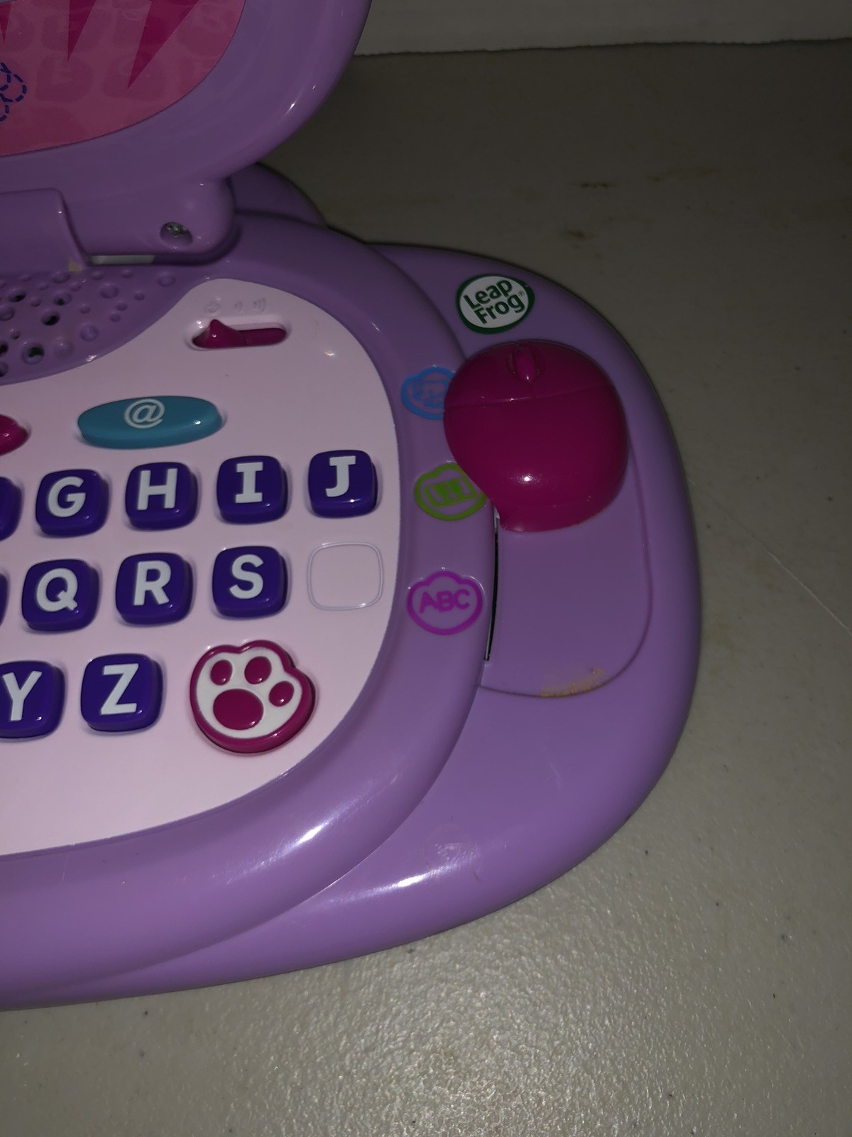 Gently Used Leap Frog My Own Leaptop Laptop Purple Pink Works Tested