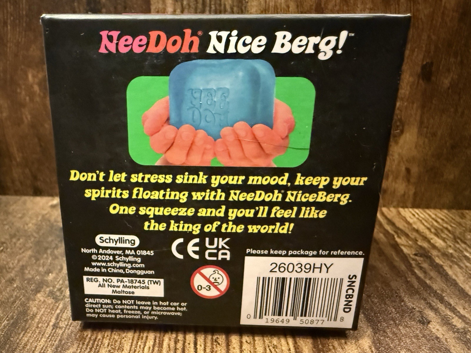 NeeDoh NICE BERG (BLUE) – Huge Jumbo – SEALED / BRAND NEW / AUTHENTIC‼️