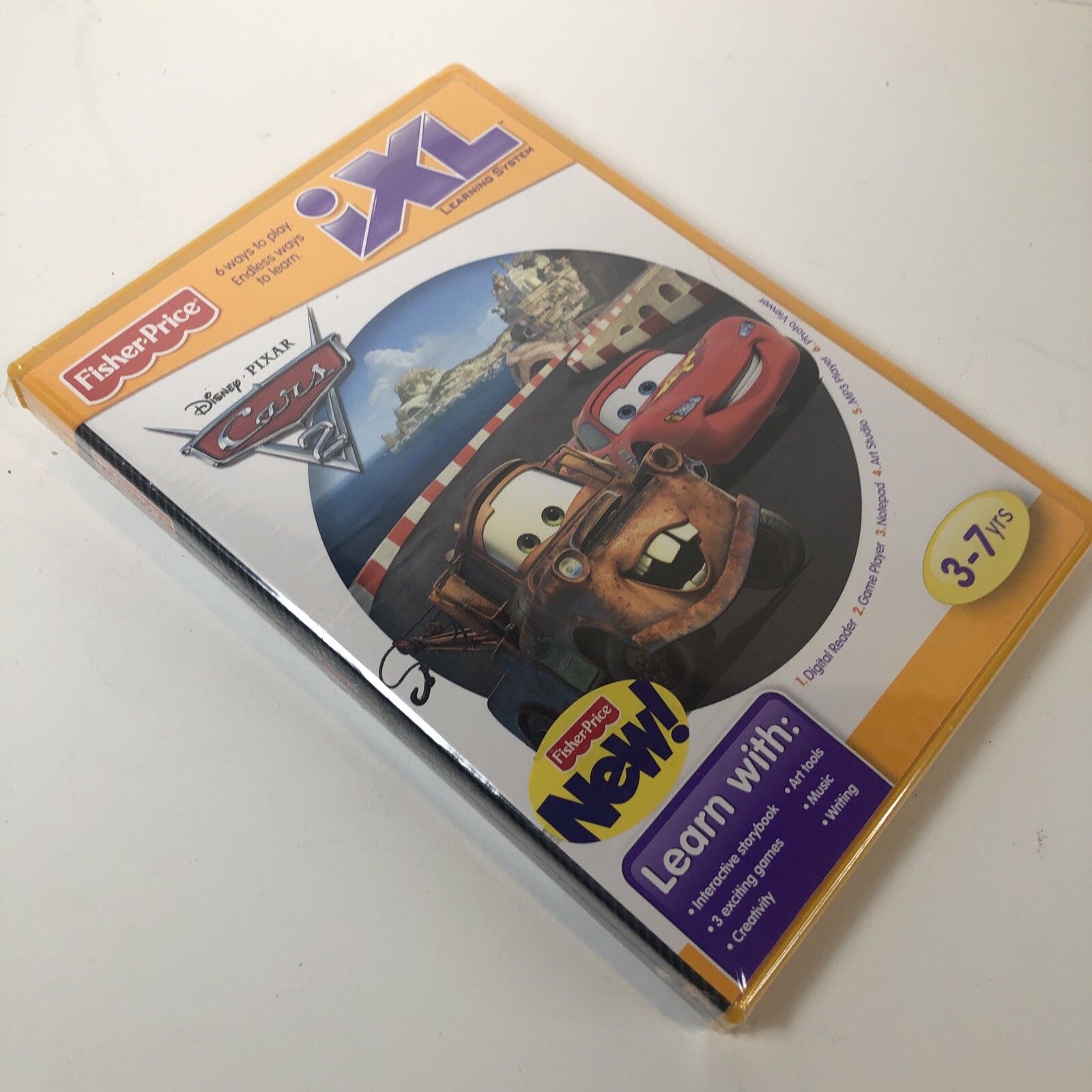 Fisher Price iXL DISNEY PIXAR CARS Game 3-7 Years Factory Sealed