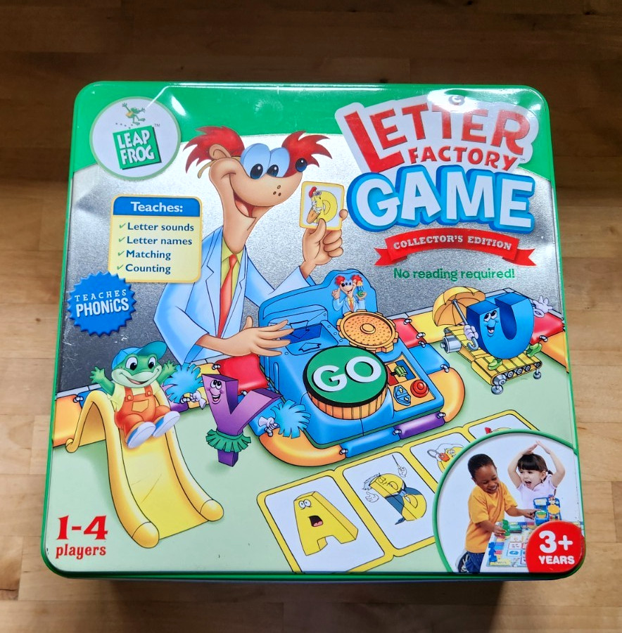 Leapfrog Letter Factory Game 2 in 1 Phonics Colors Counting 3+ Years Works