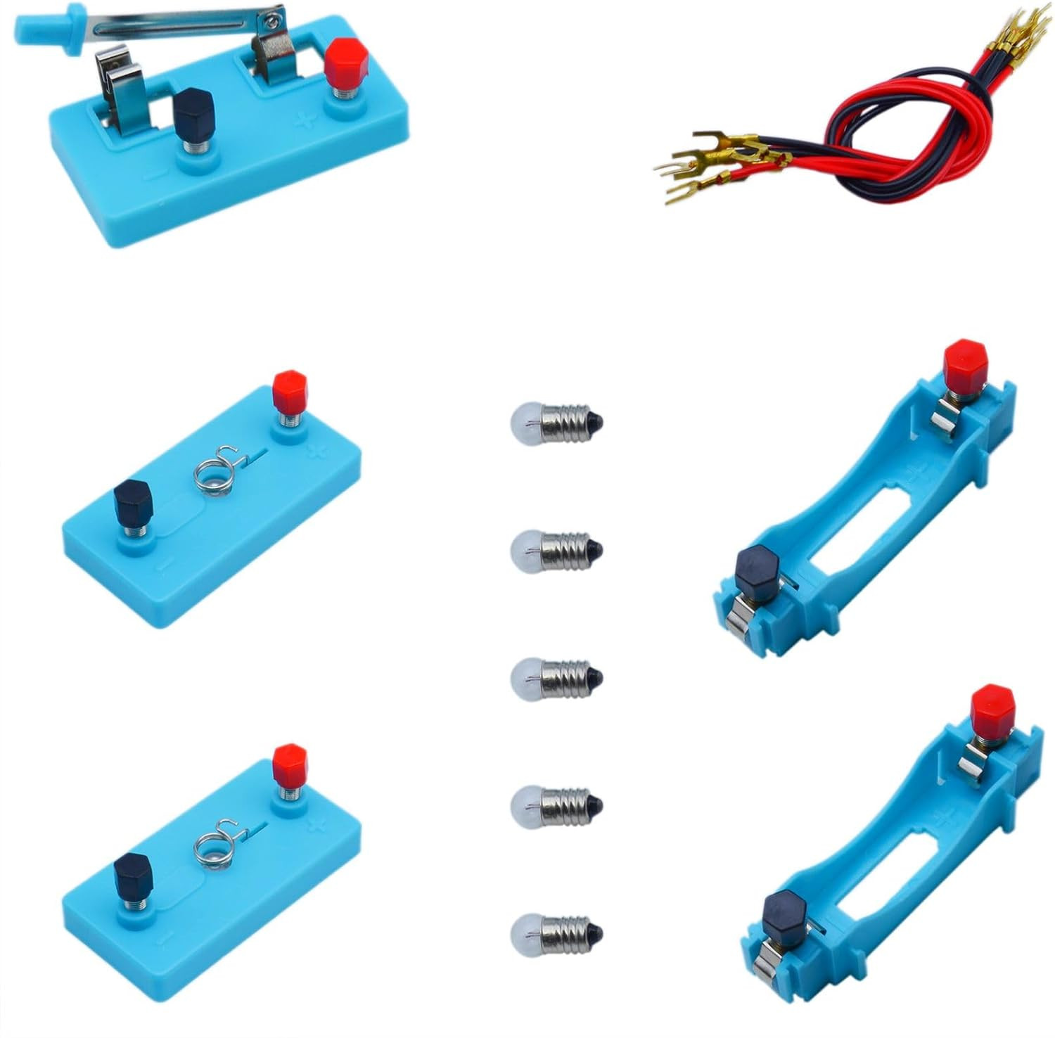 1 Set Circuit Learning Kit Basic Physics Electrical Experiment Box for Building