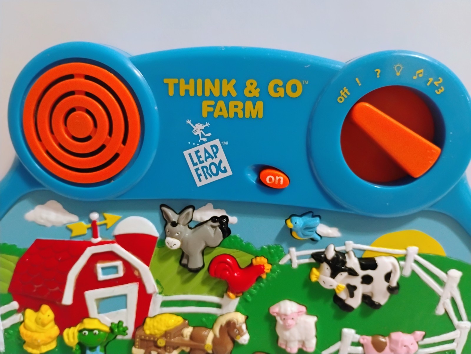 Vintage 1998 Leap Frog Think & Go Learning Farm Tablet Toy
