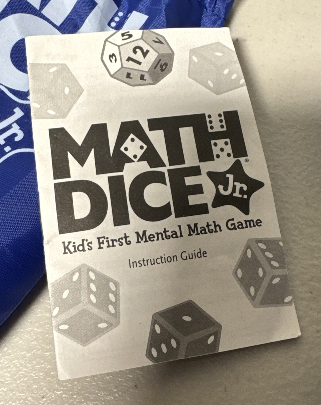 Think Fun Math Dice Junior Game for Boys and Girls Age 6 and Up Learning Tool U6