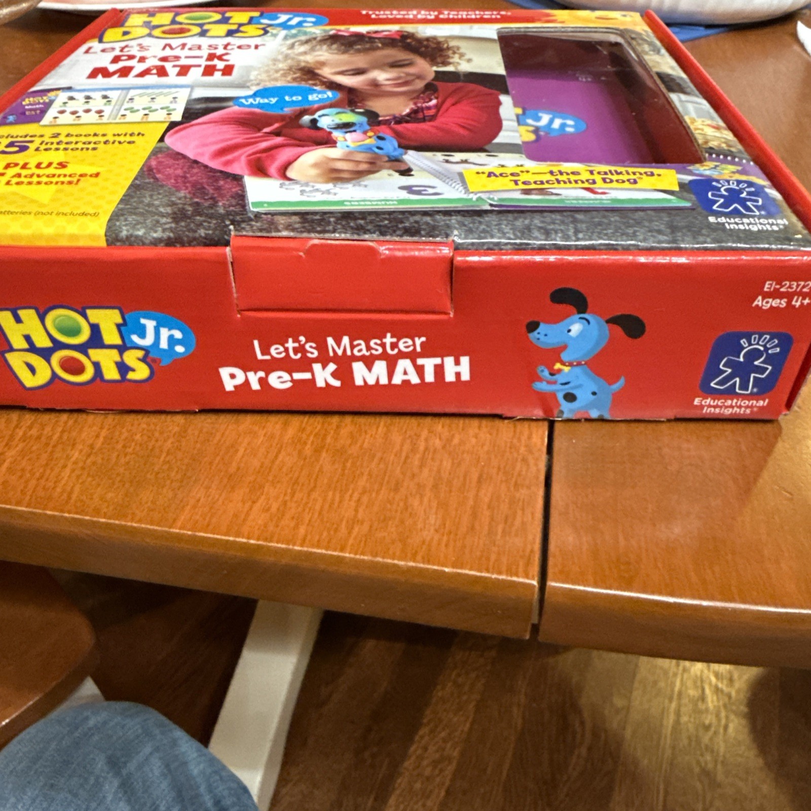 Hot Dots Let’s Master Math Pre-K Interactive Learning Ace Talking Teaching Pen