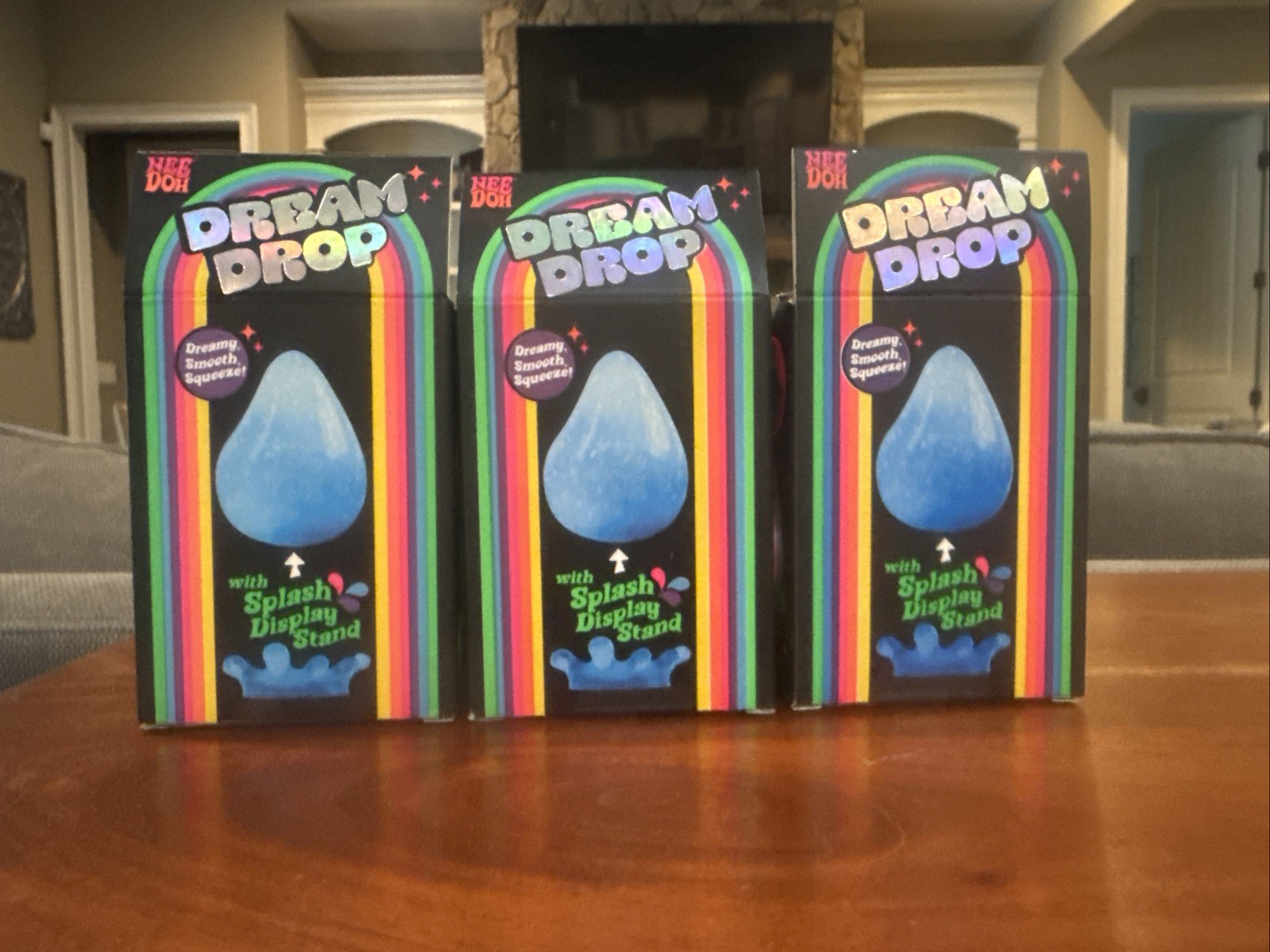 Schylling NeeDoh Dream Drop (Colors: Purple, Pink, Blue) one per order