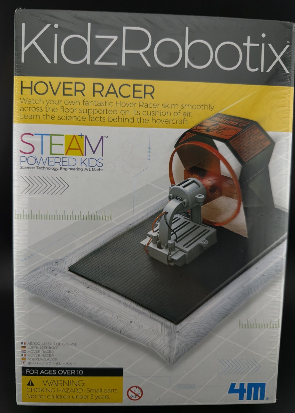 KIDZ ROBOTIX HOVER RACER 4M 2019 JE612691 STEAM Powered Kids New SEALED