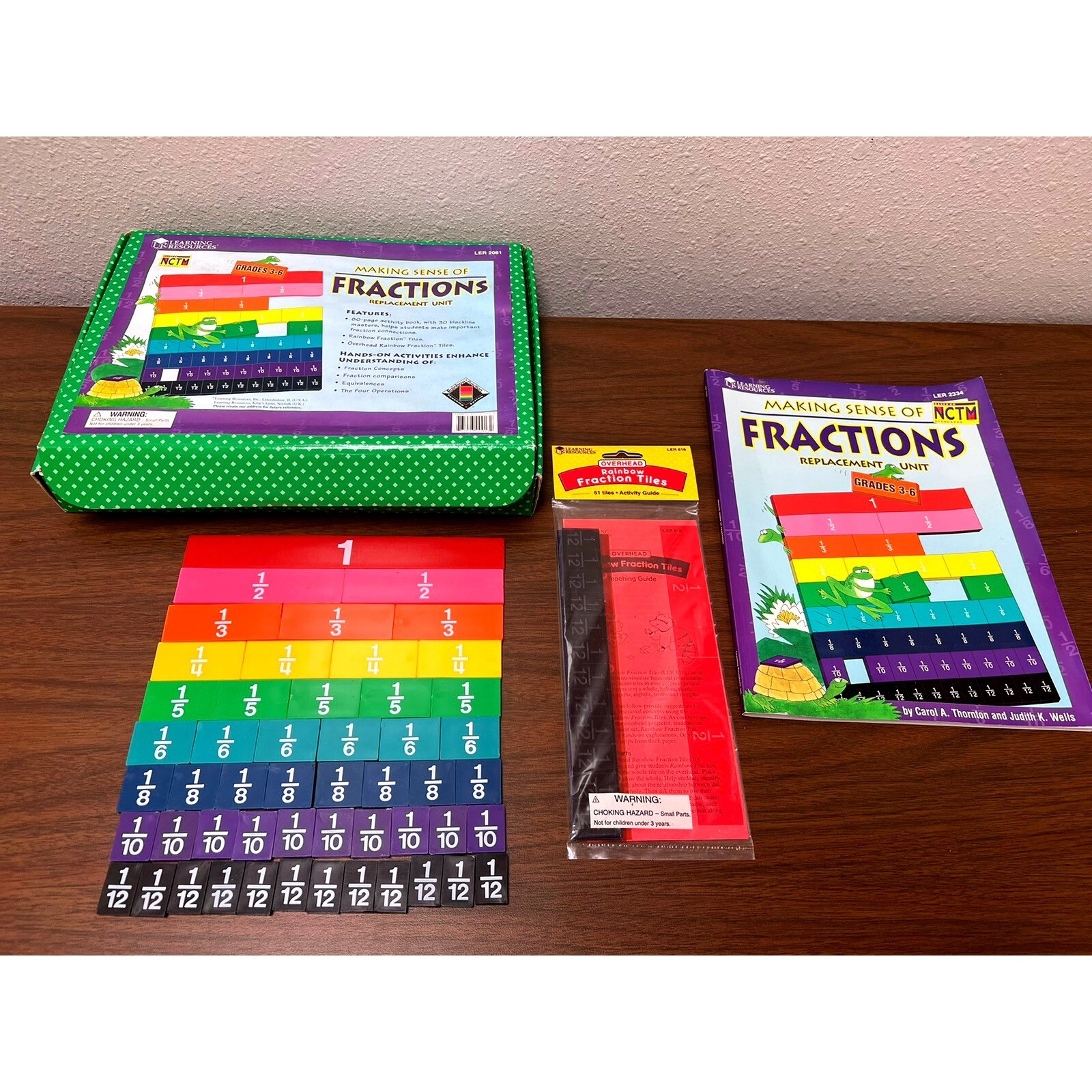 Learning Resources: Making Sense of FRACTIONS Replacement Unit- Grades 3-6 Extra