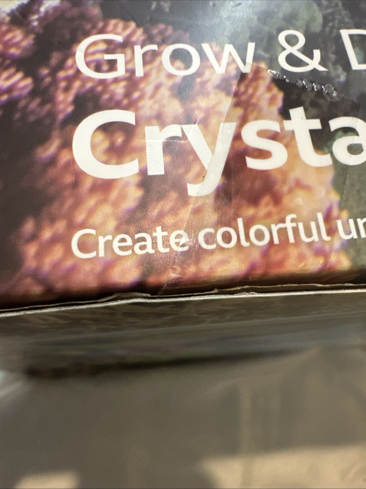 BBC Earth Grow & Discover Crystal Aquarium Grow Up To 4” Never Used Still Boxed