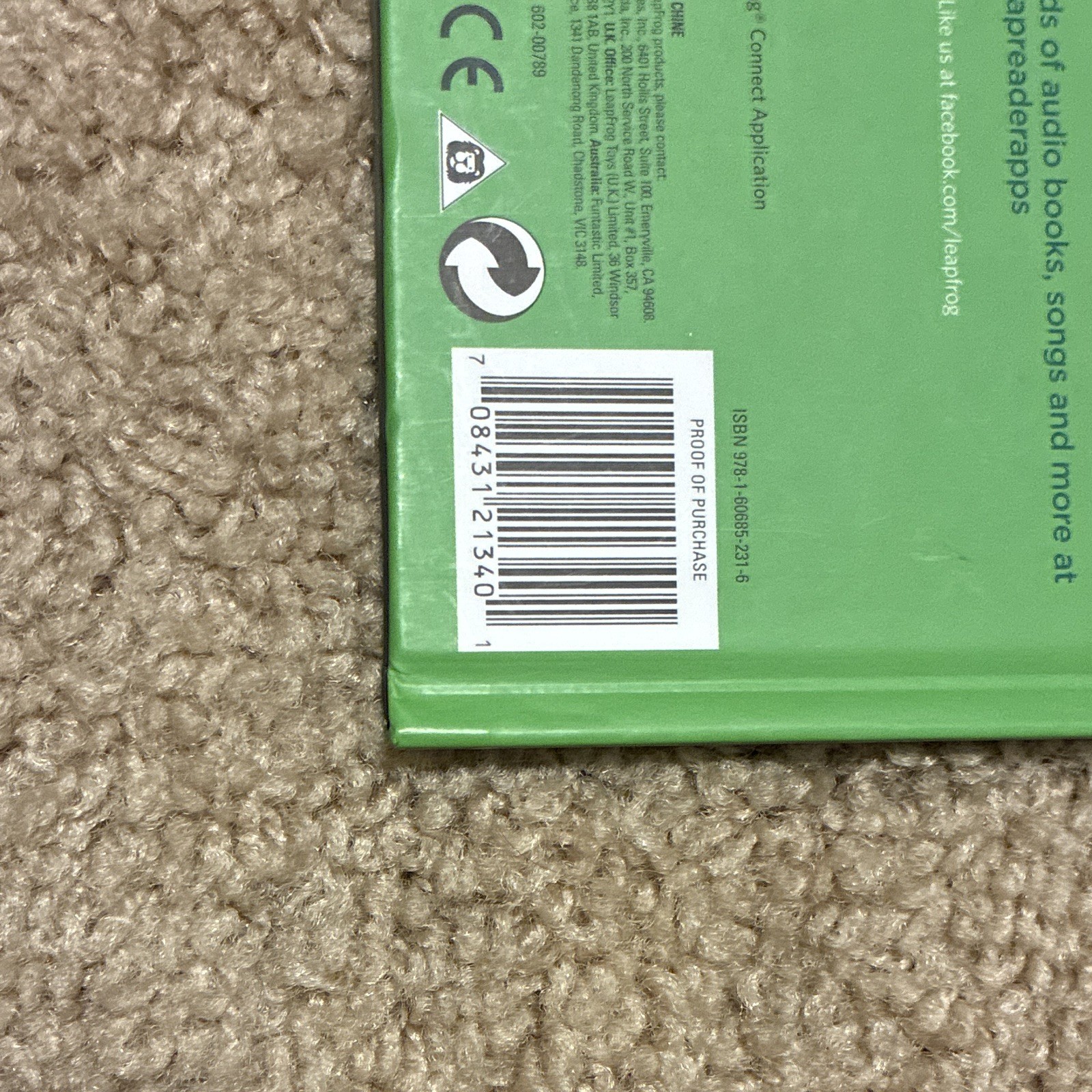 LeapFrog LeapReader Pen Reading/Phonics Books & Activity Pack Cars Ages 4-7