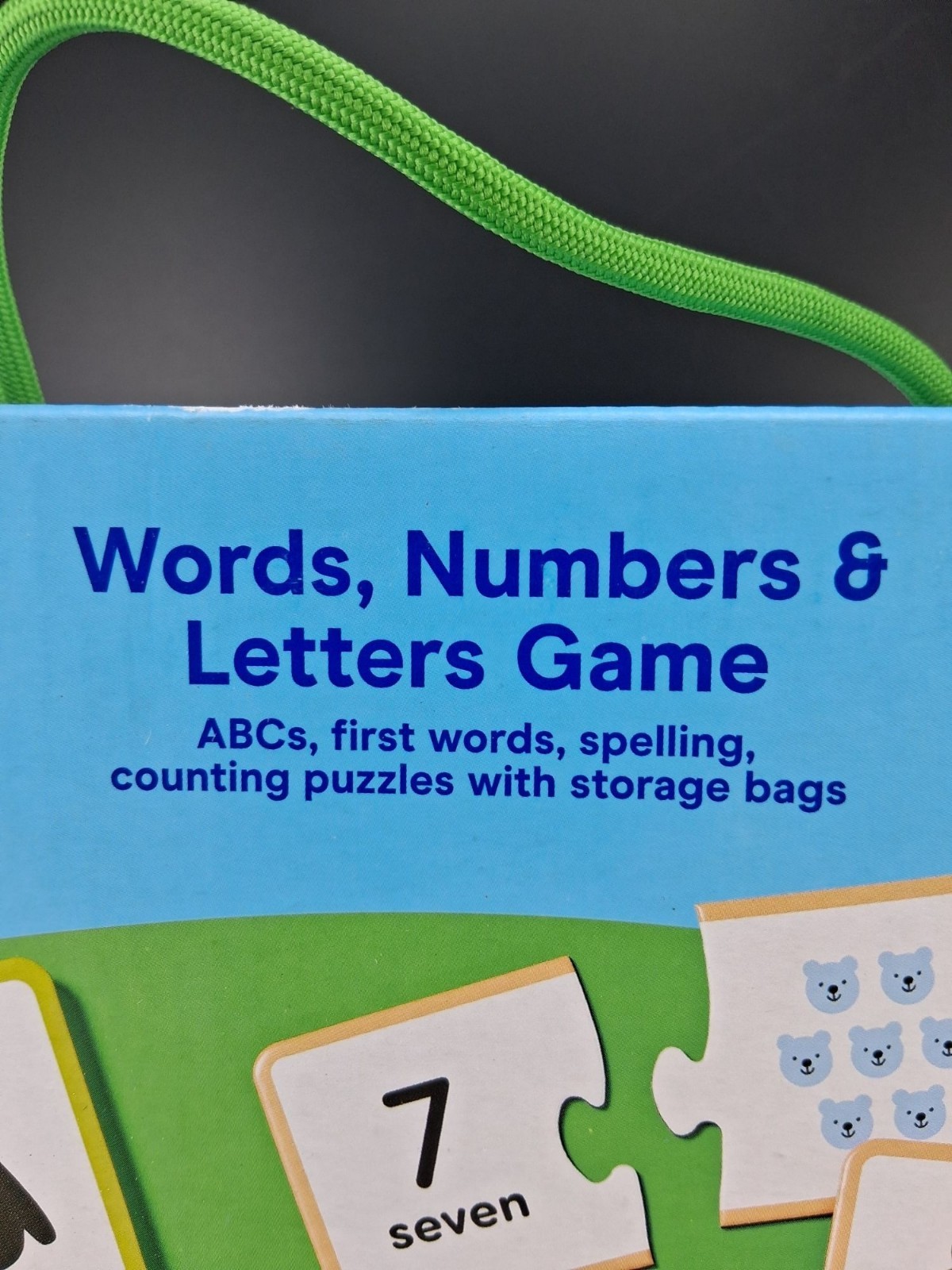 Giggle Scape Words Numbers & Letters Game 59-Piece Kids Puzzle Set