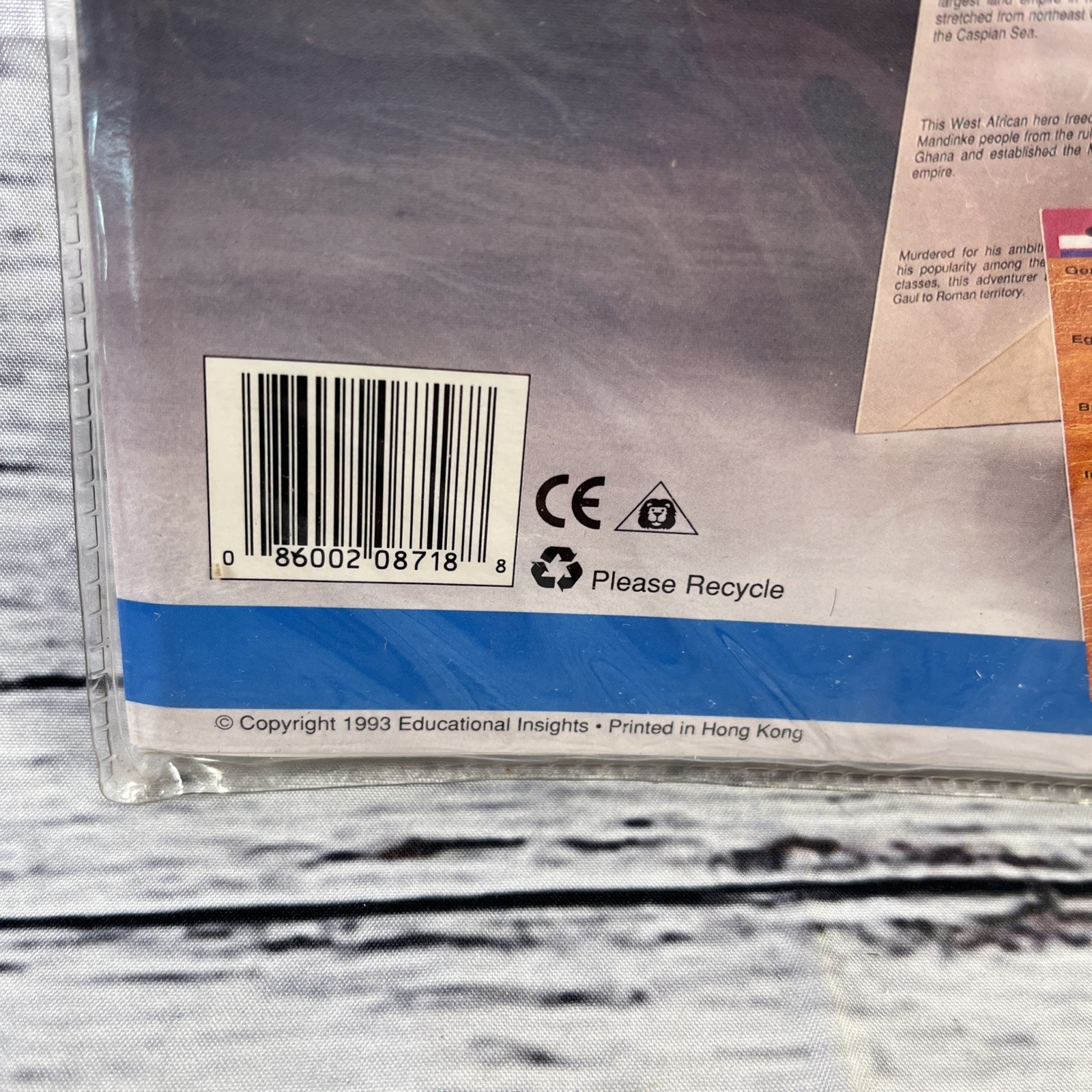 GeoSafari WORLD HISTORY EI-8718 Very Good Condition