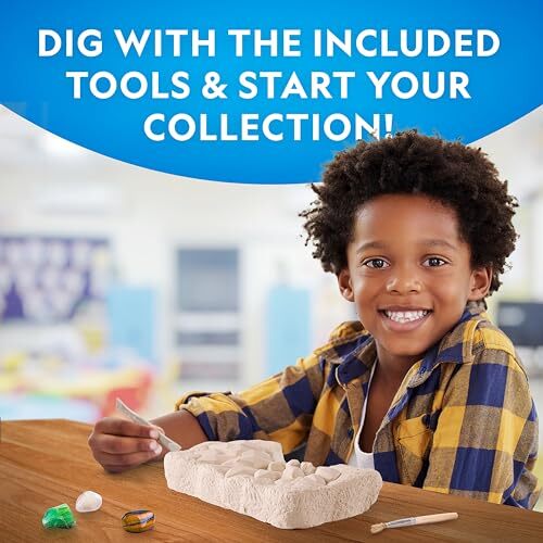 Learning Science Gifts For Kids Boys Girls Real Gem Crystal Kit Nat Geo Gemstone