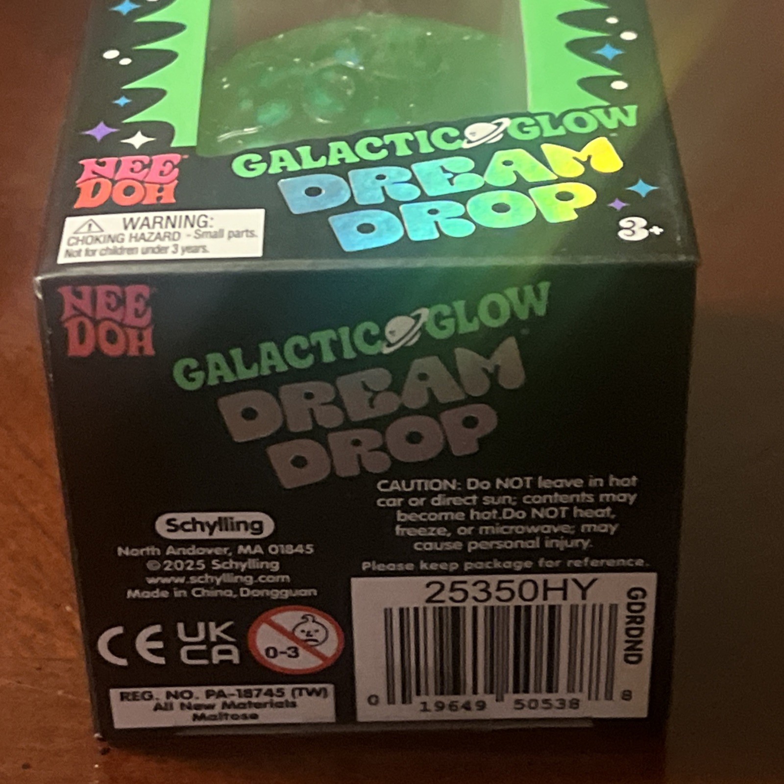 GREEN Needoh Nee Doh Galactic Glow Dream Drop EXTREMELY RARE AUTHENTIC IN HAND