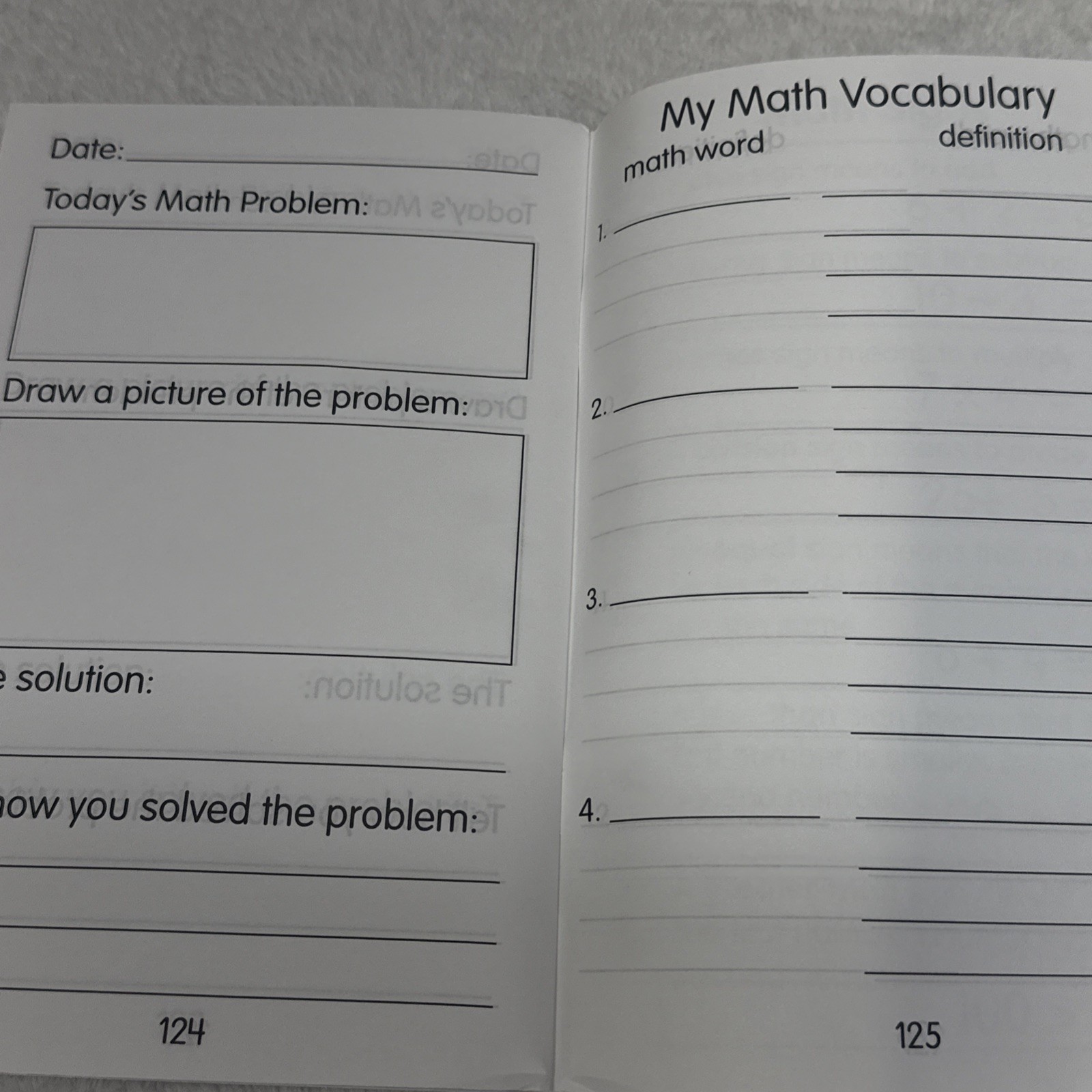 My Math Journal 2008 Really Good Stuff – 128 Page Math Journal Retro Look