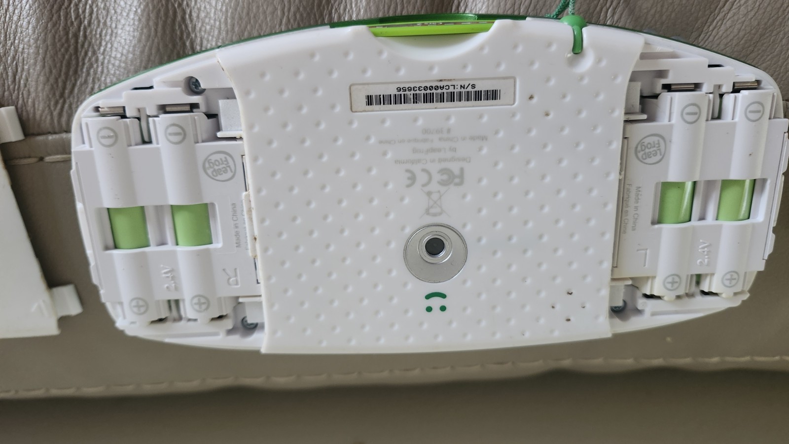 LEAPFROG LEAPSTER GS Green Game Console & Camera With 8 Games Tested