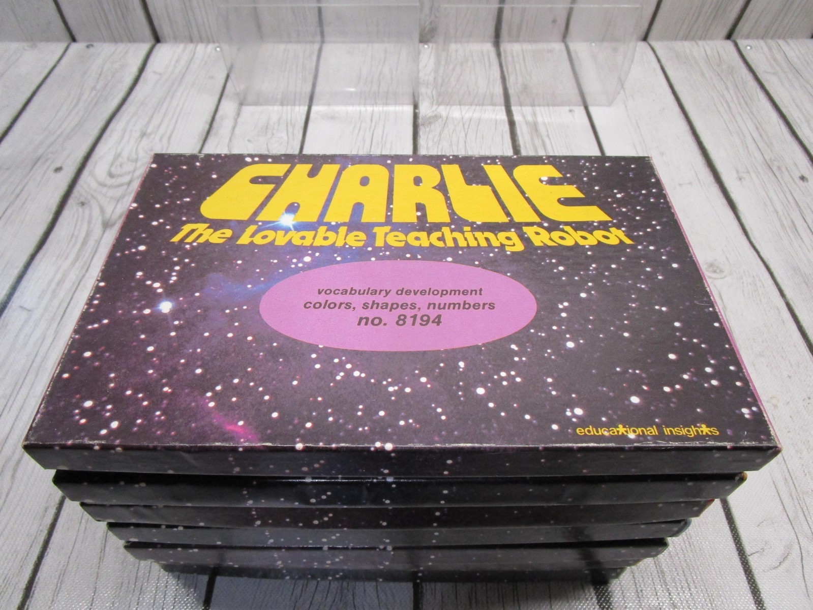 Lot of 7: Charlie The Lovable Teaching Robot Card Sets 1979 Education