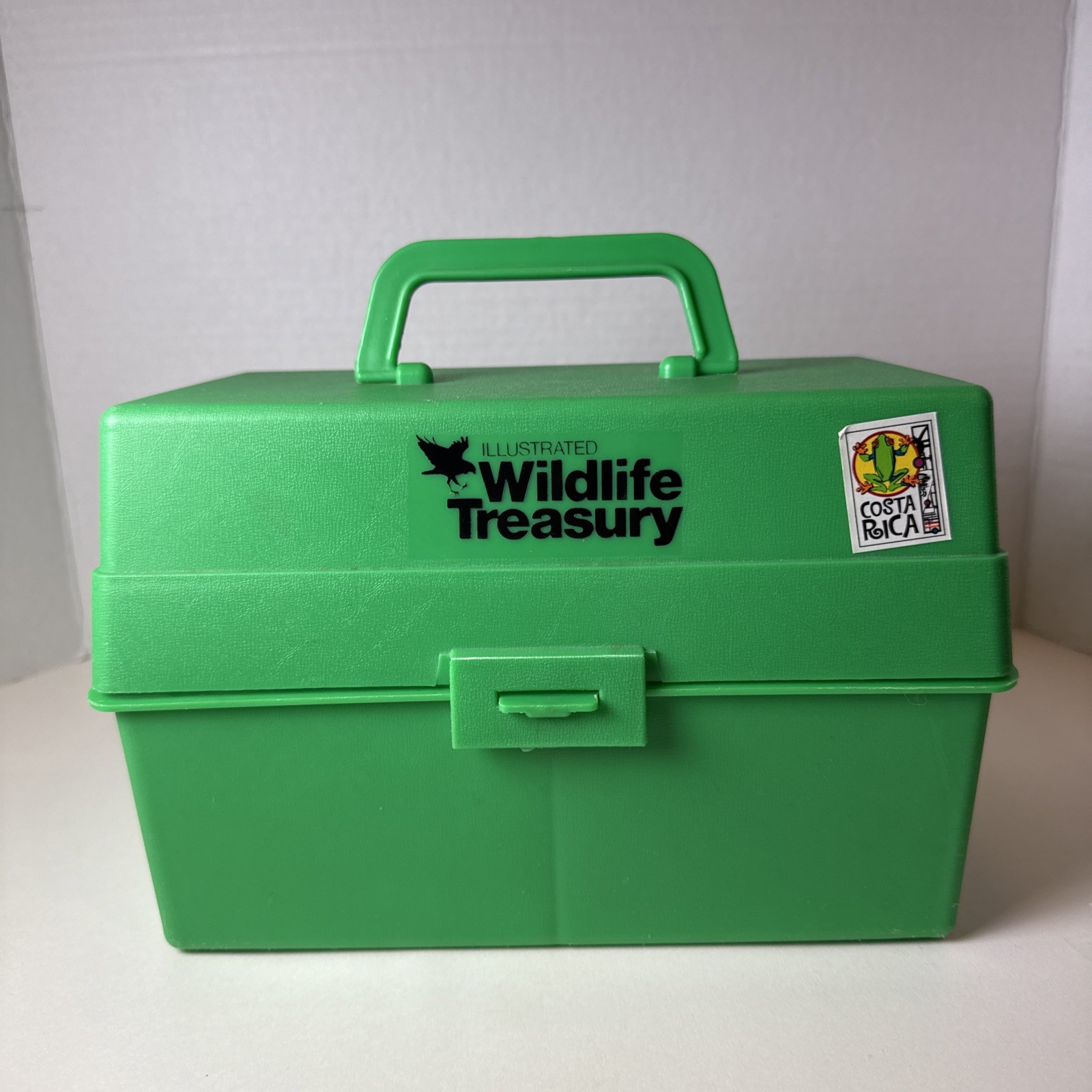 Vtg Illustrated Wildlife Treasury 465 Animal Fact Cards Dividers Case 1970s