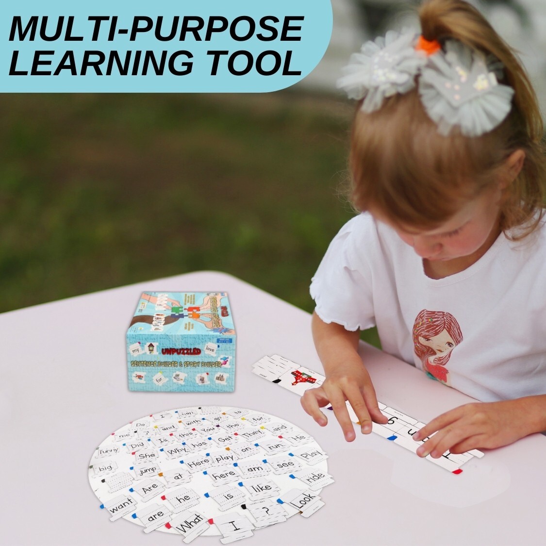 Sentence & Story Building: 2 in 1 Game for Speech, Writing, Reading, Sequencing