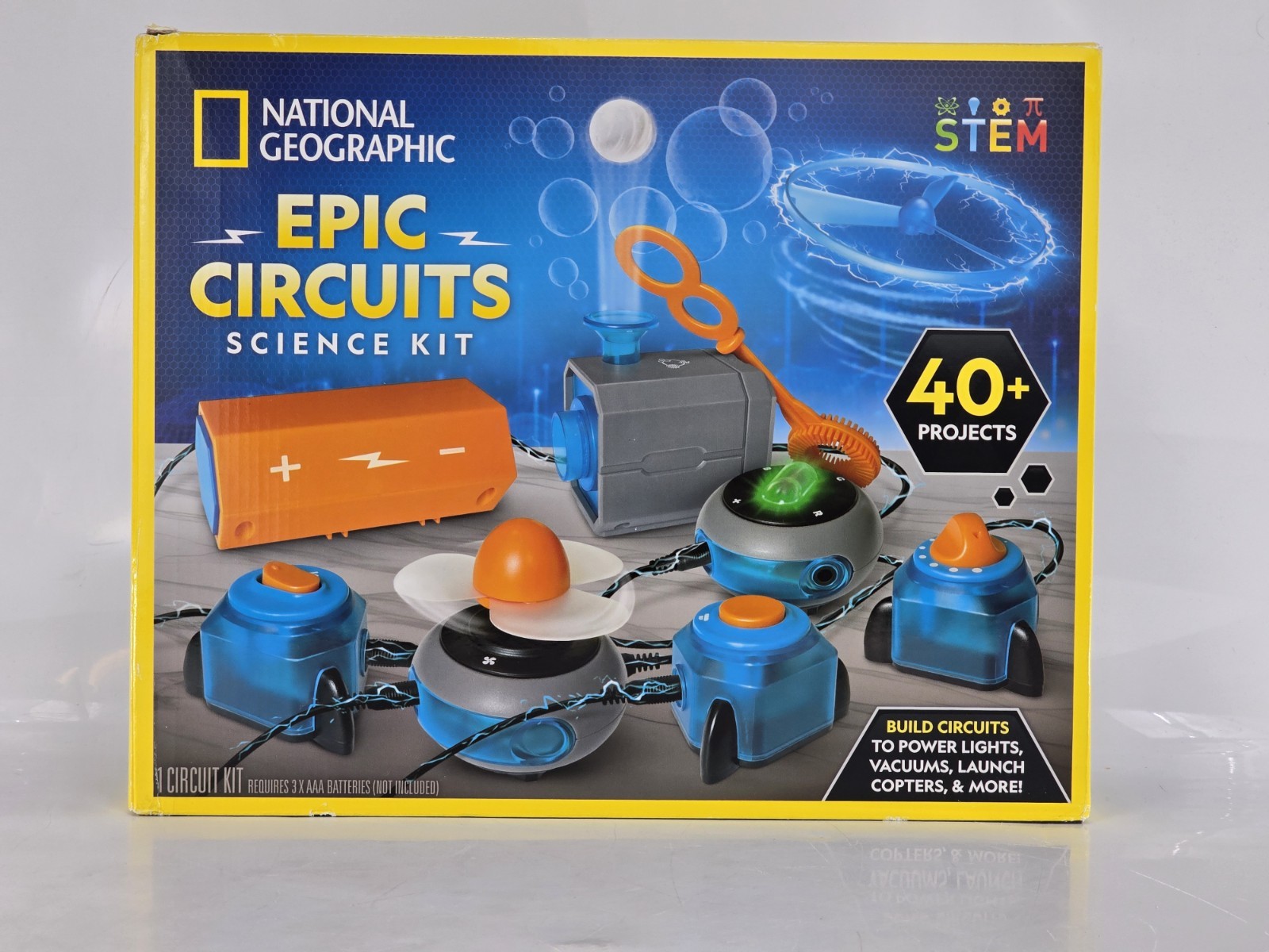 National Geographic Circuit Maker Kit – Electronics Kit for Kids W 40 Electricit