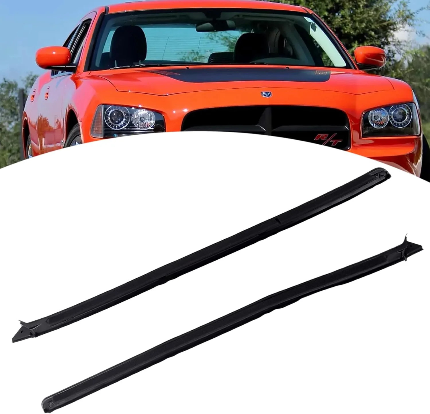 Windshield A Pillar Molding Trim Panel Replacement for 2005-2010 Chrysler 300 Do