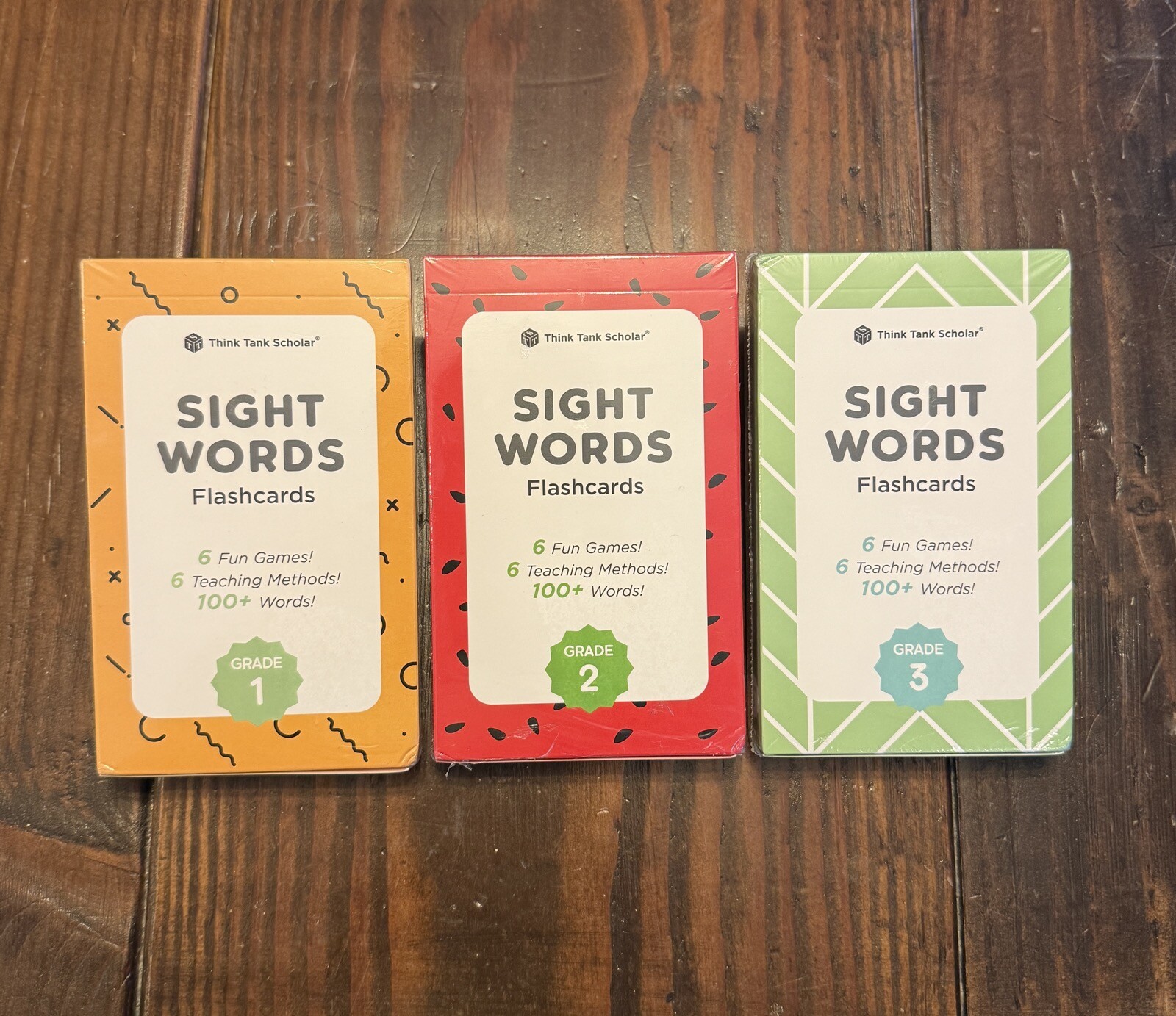NEW Think Tank Scholar Sight Words Flashcards Grade 1 2 3 SEALED