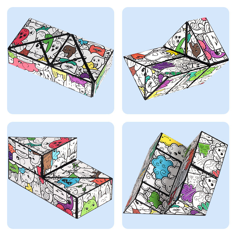 Perfect Stocking Stuffer-Fidgebo Shape Shifting Cube Toy