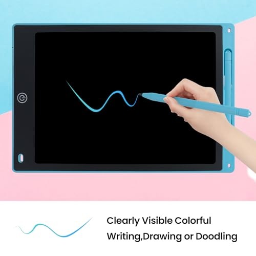 12 Inches LCD Writing Tablet for Kids and Adults – Reusable,Erasable Blue