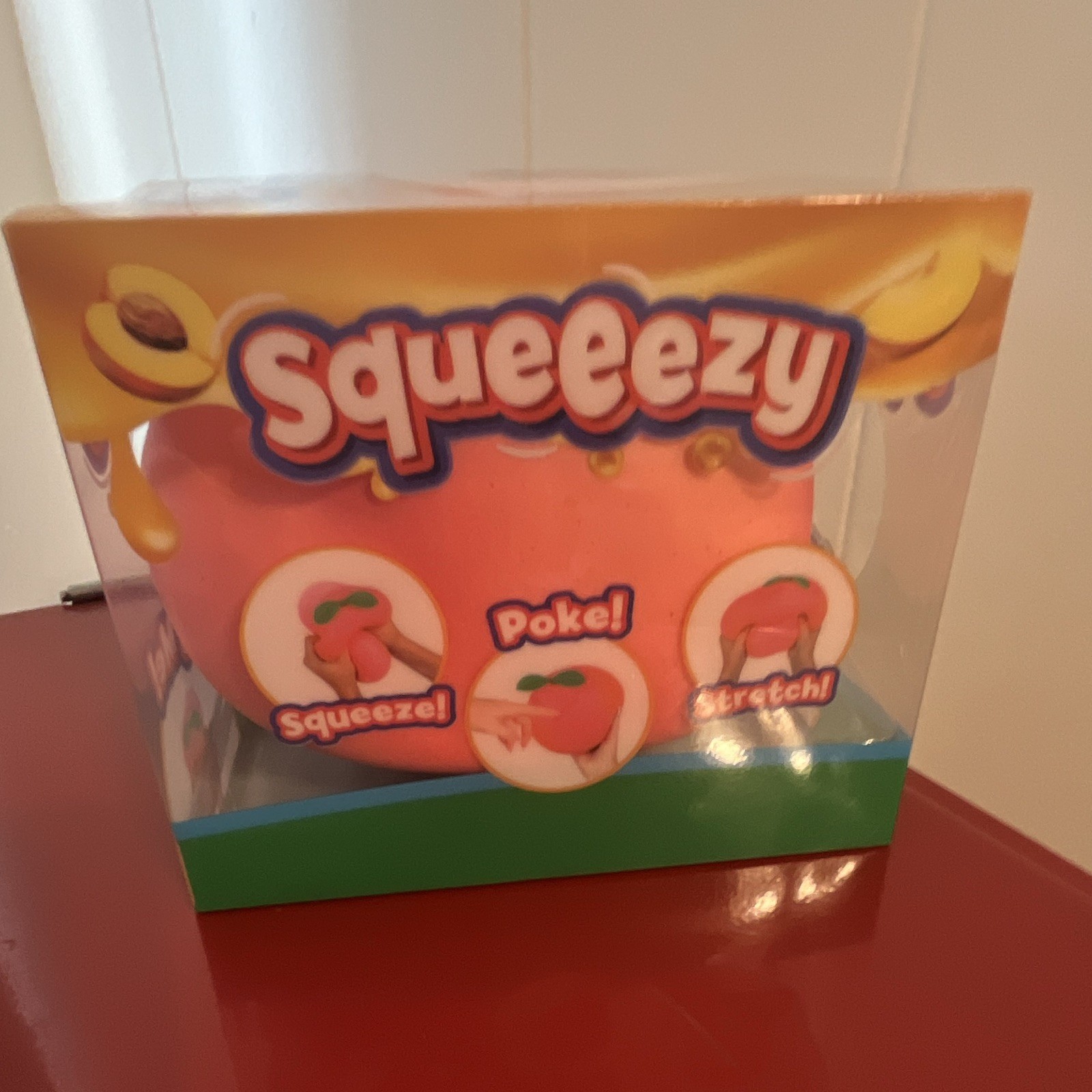 Squeezy Sensory Fruit Squeeze Toy, Pink, Ages 3-4, 4-7, 8-11, 12-16, 17+