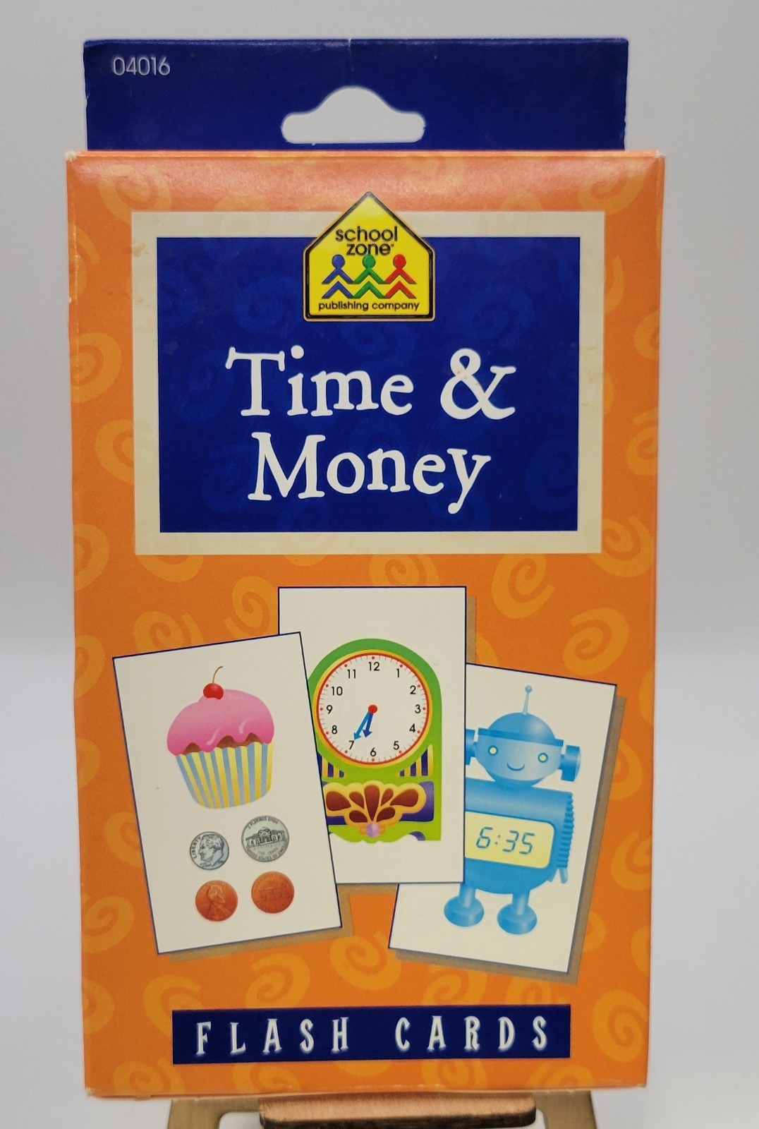 Vintage School Zone Time & Money Flash Cards