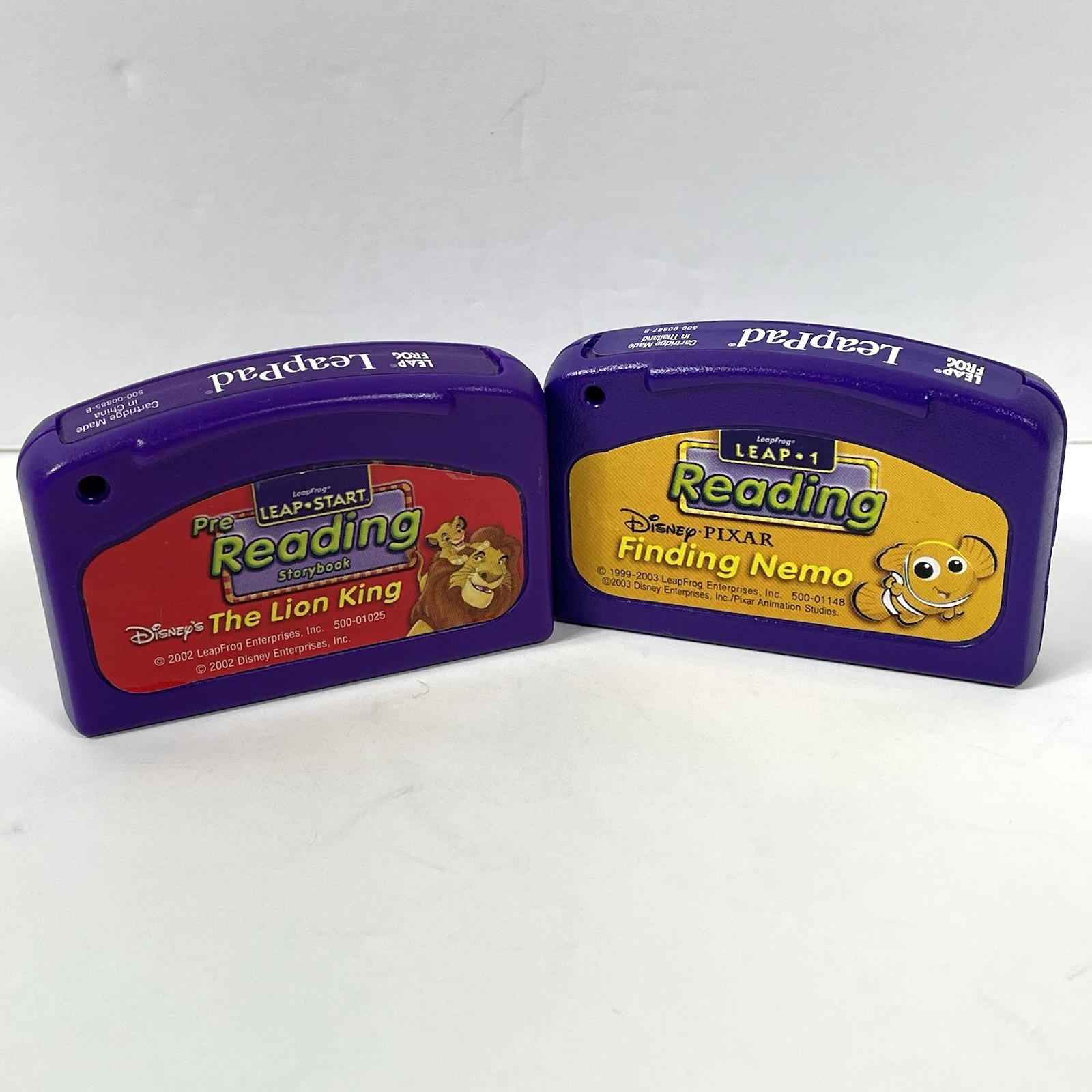 Leapfrog Disney’s Reading Finding Nemo and The Lion King Cartridge’s