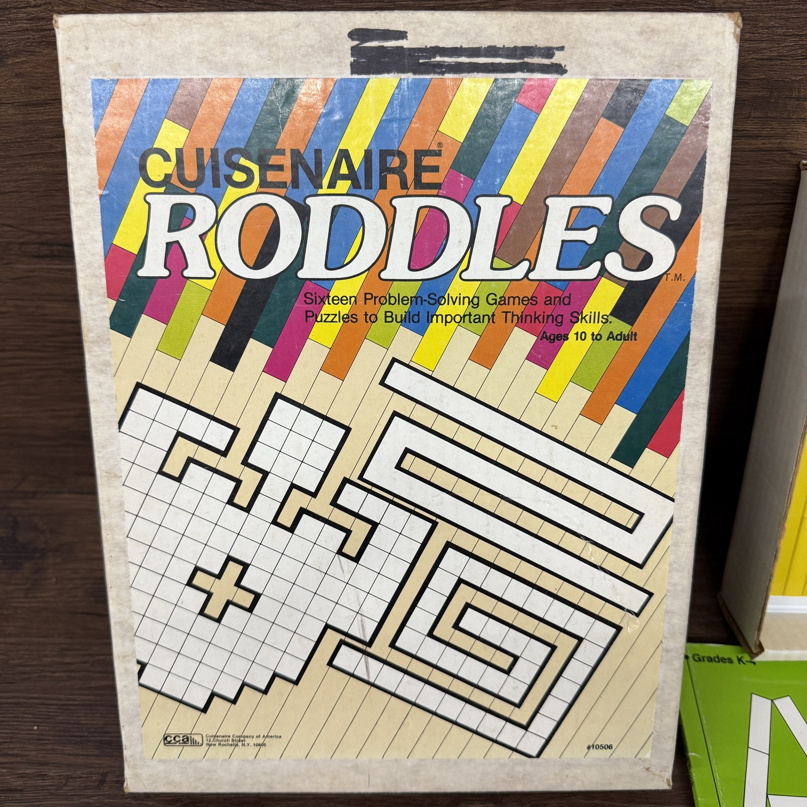 Multicolor Solid Wood Cuisenaire Rods Roddles Parts Bricks Lot