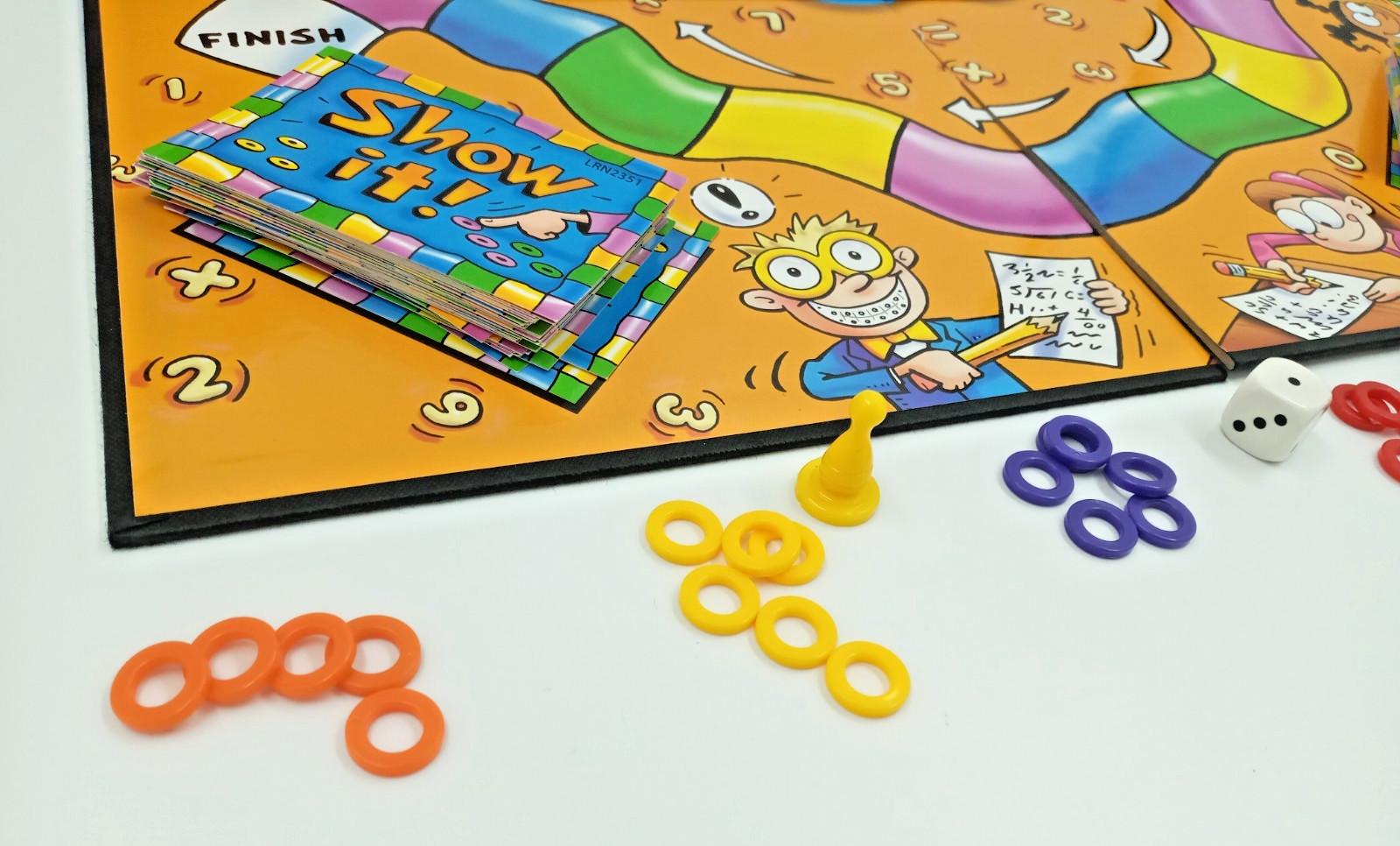 Math Noodlers Game, Grades 4-5 by Edupress- INCOMPLETE / MISSING Parts / Pieces