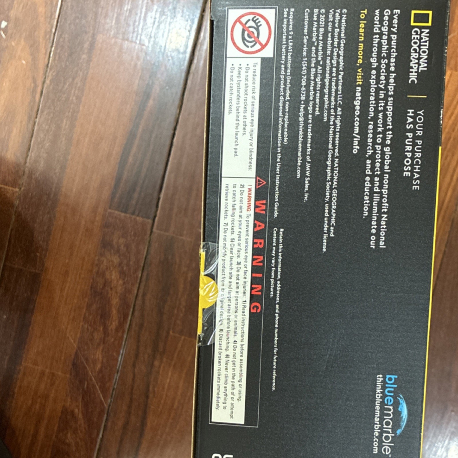 National Geographic Light-Up Air Rockets STEM Kit 3 Rockets Ages 8-11 2023