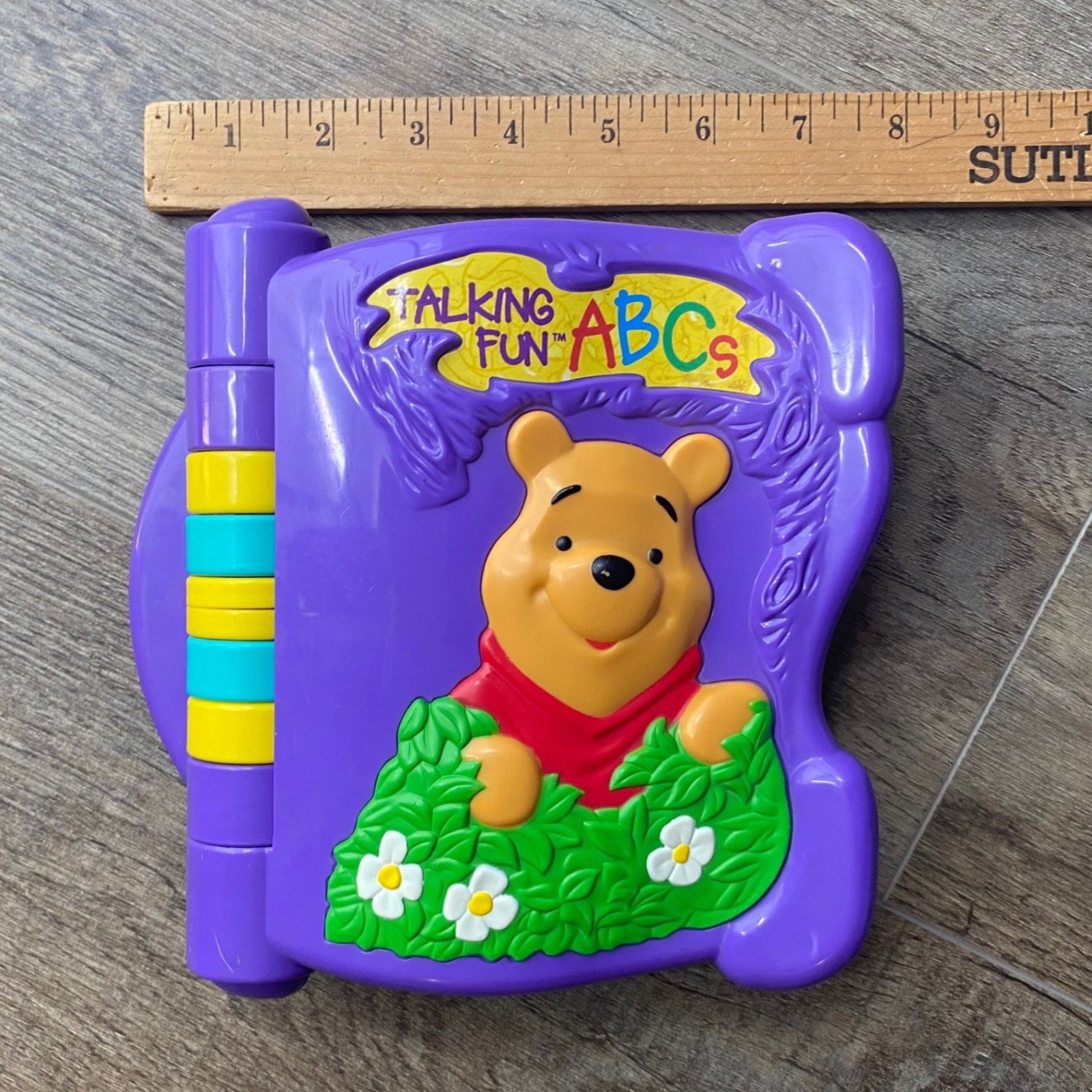 Disney Winnie the Pooh Talking Fun ABCs Electronic Learning Toy Mattel Vintage