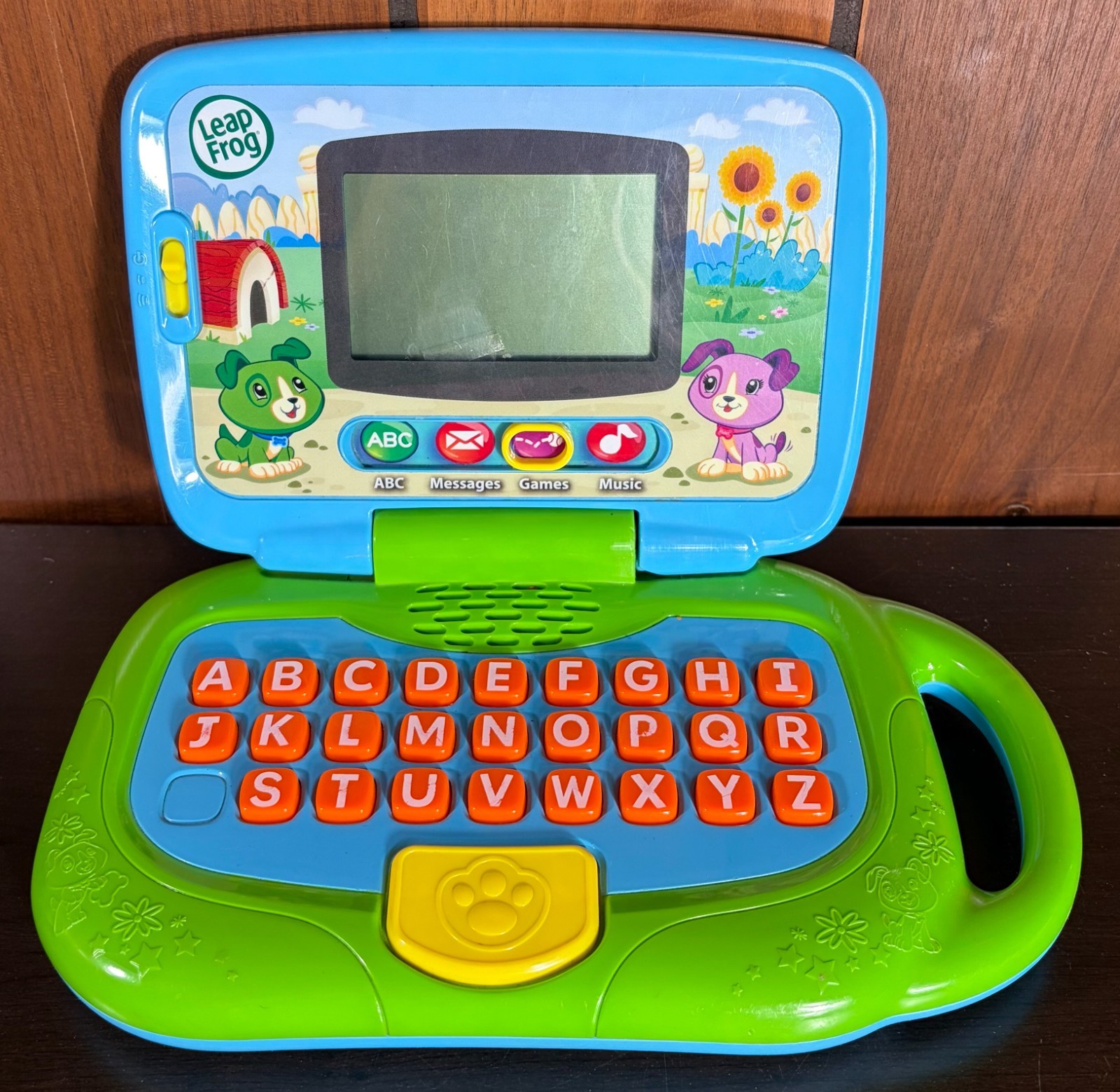 LeapFrog My Own Leaptop – Green/Blue – Works Good