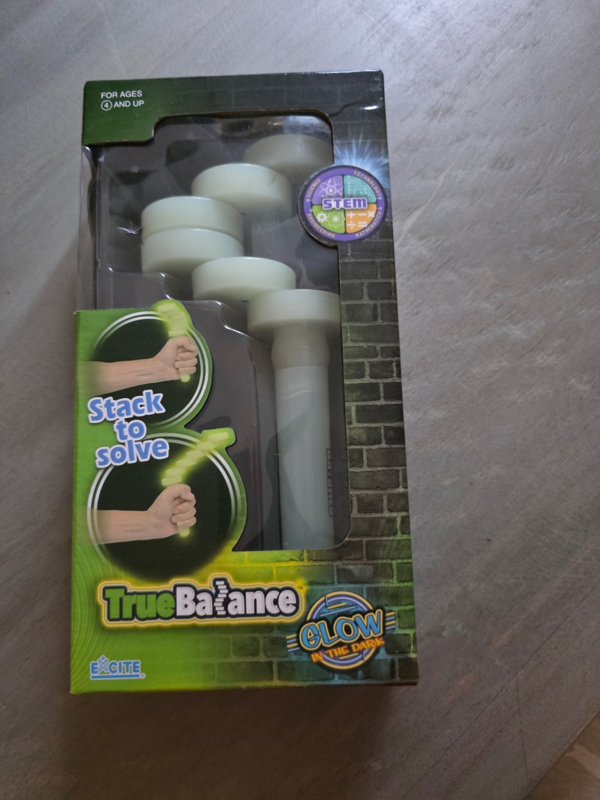 Excite Glow in the Dark Tactile Sensory Toy for Ages 4 and Up Coordination Game
