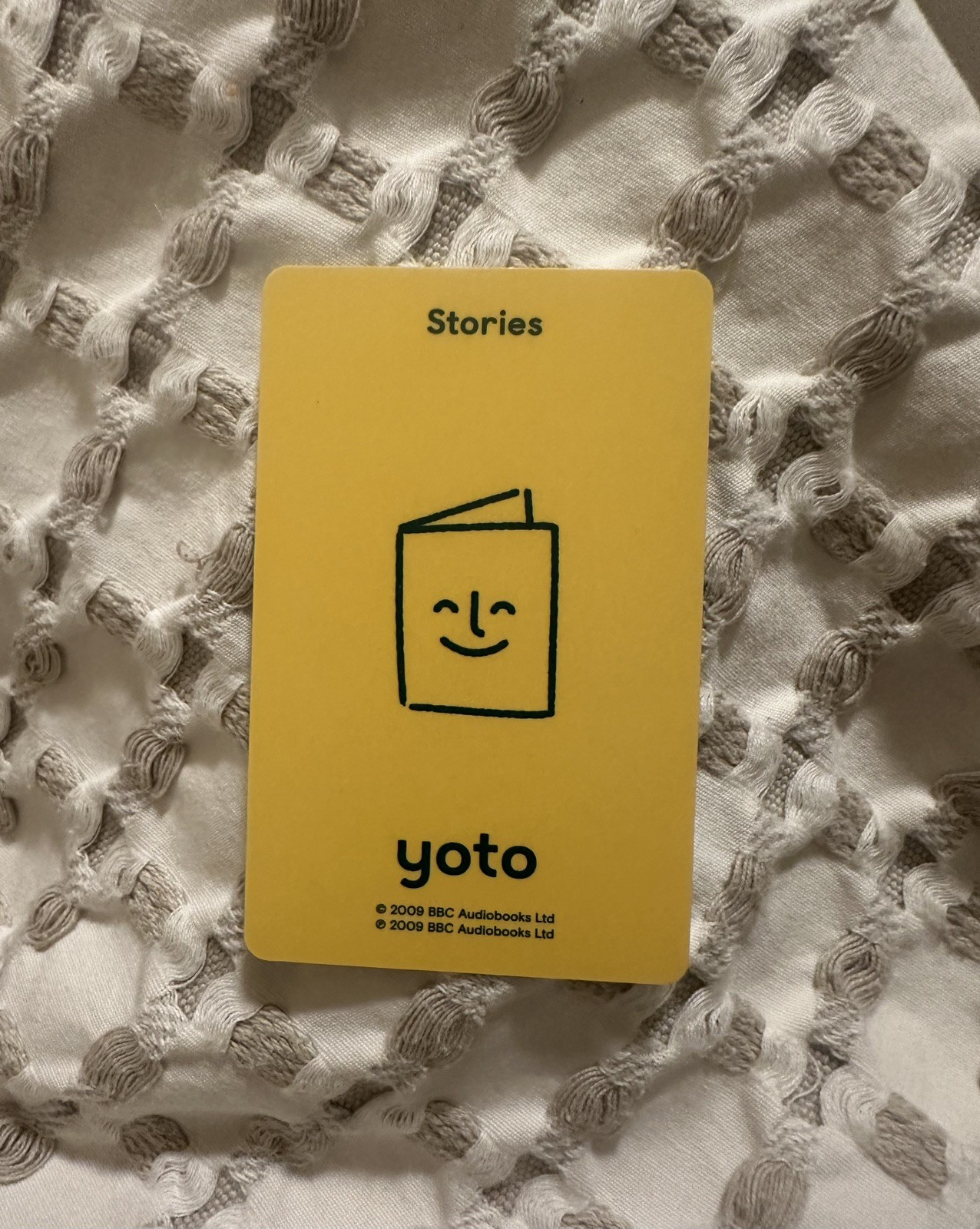 Yoto Card: UK Discontinued BBC White Paddington Card Please Look After This Bear
