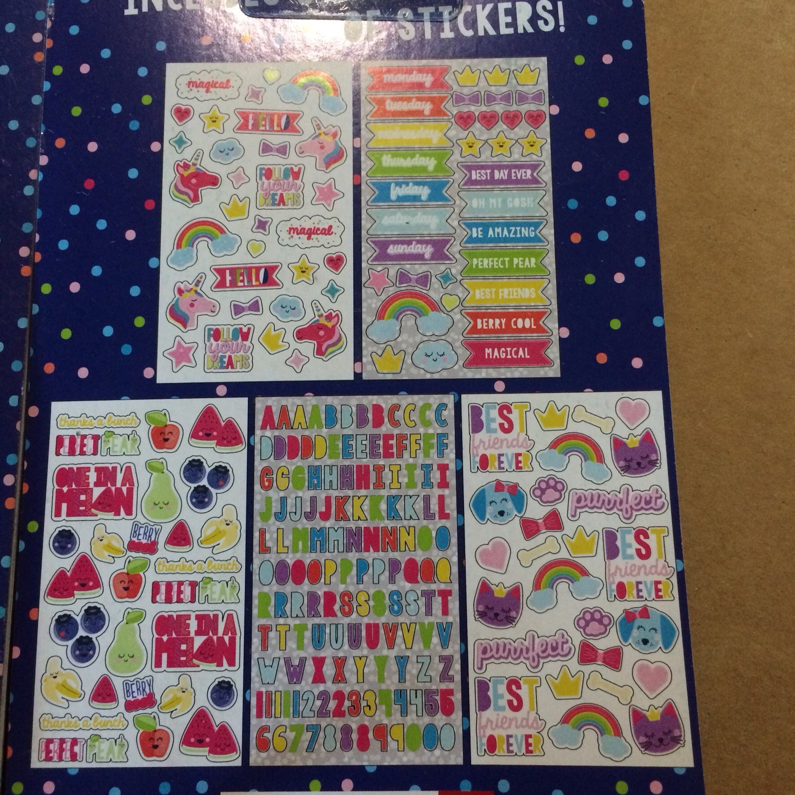 Lot Of 20 Sticker Books For Girls Age 5+ (255 Stickers Per Book) New