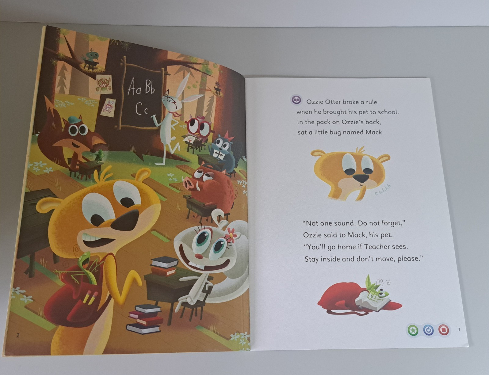 LeapFrog LeapReader TAG Book Ozzie And Mack Woodland Animals Home School Kids
