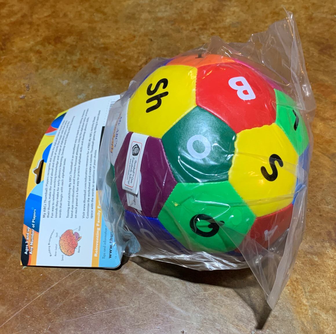 Thumball 1650-CE ABC’s 6″ Educational Toy Ages 3+